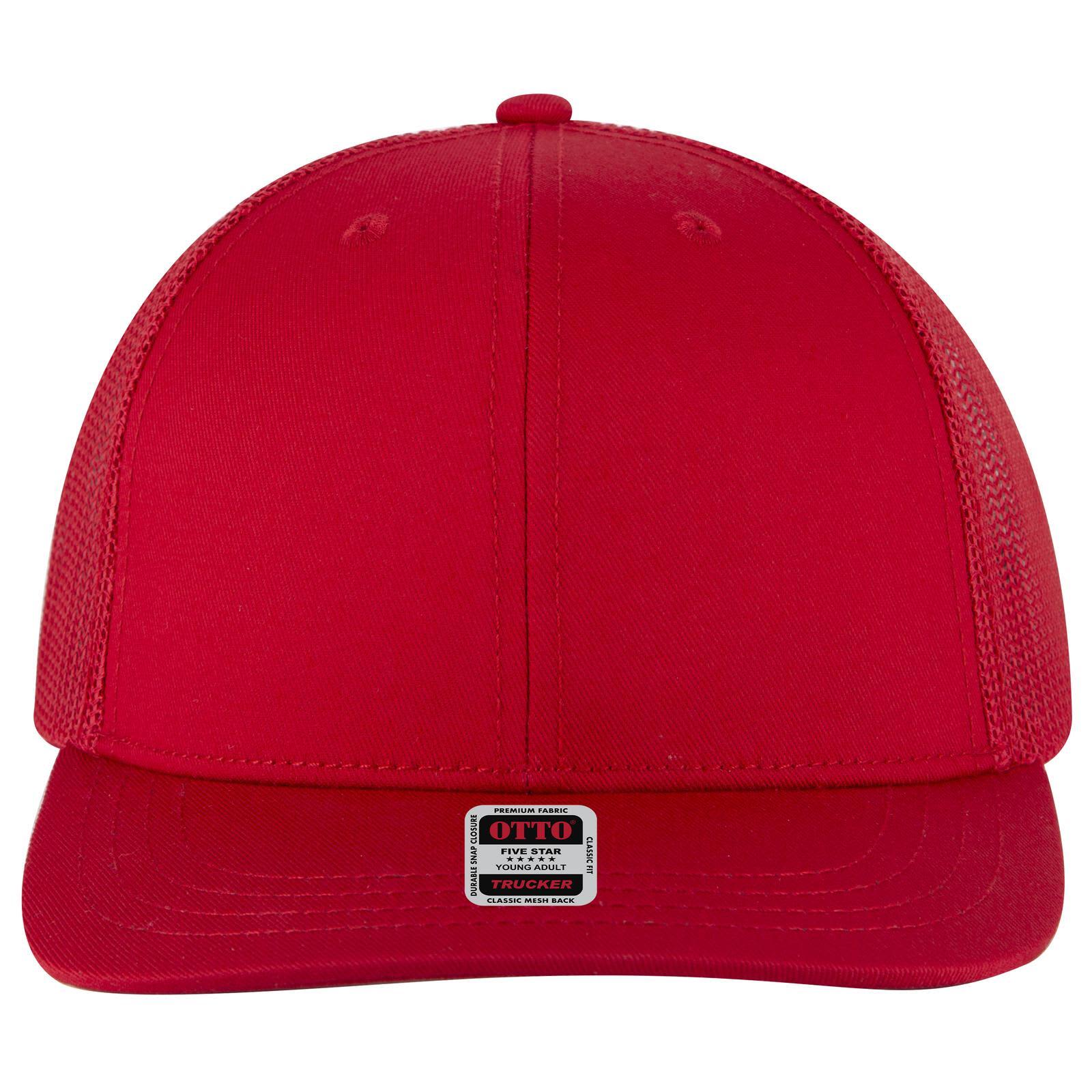 6 Panel Mid Profile Trucker Cap (Youth)