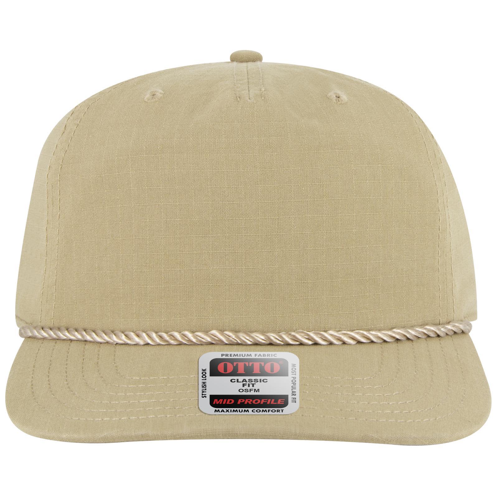 5 Panel Mid Profile Baseball Hat