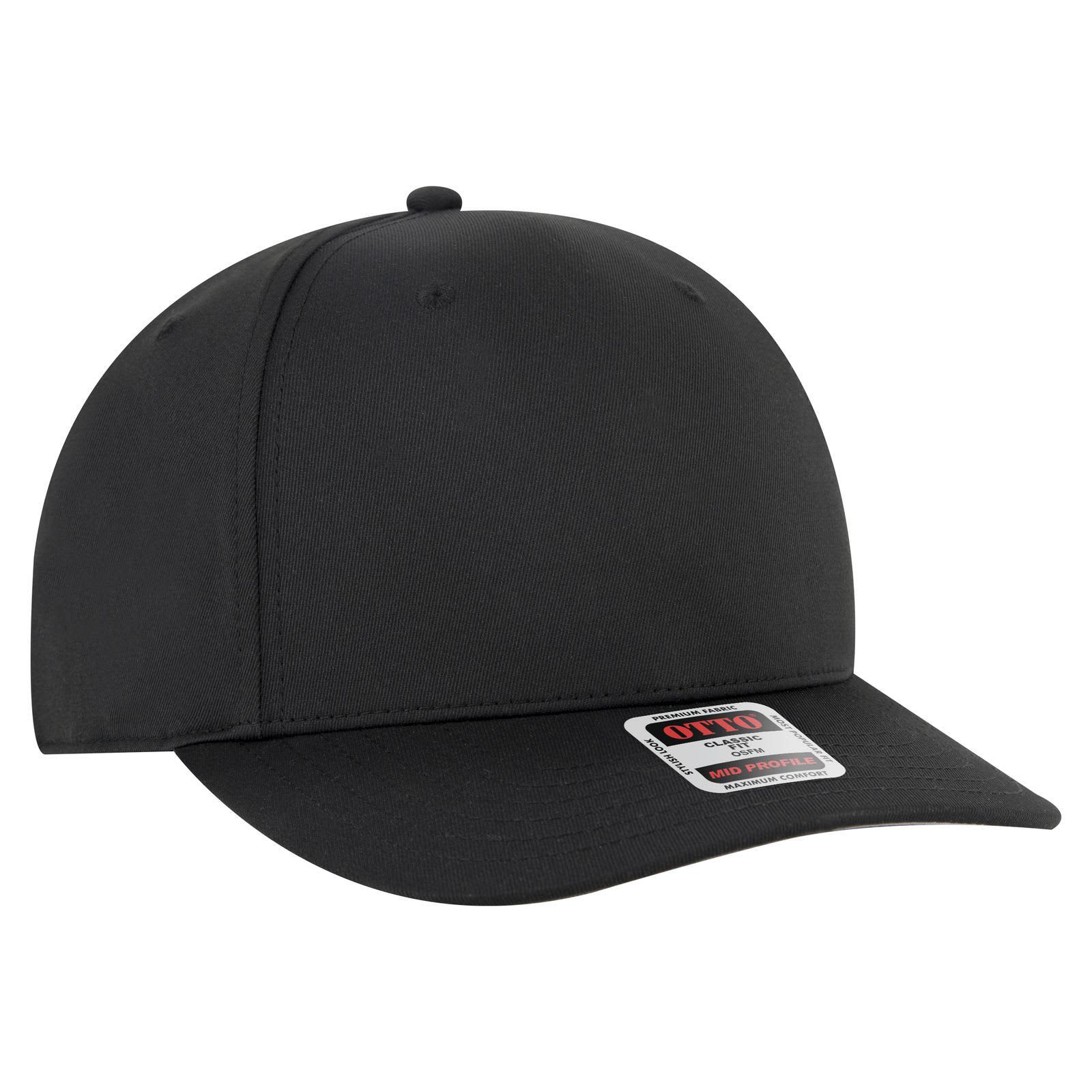 Seamless 6 Panel Mid Profile Baseball Cap