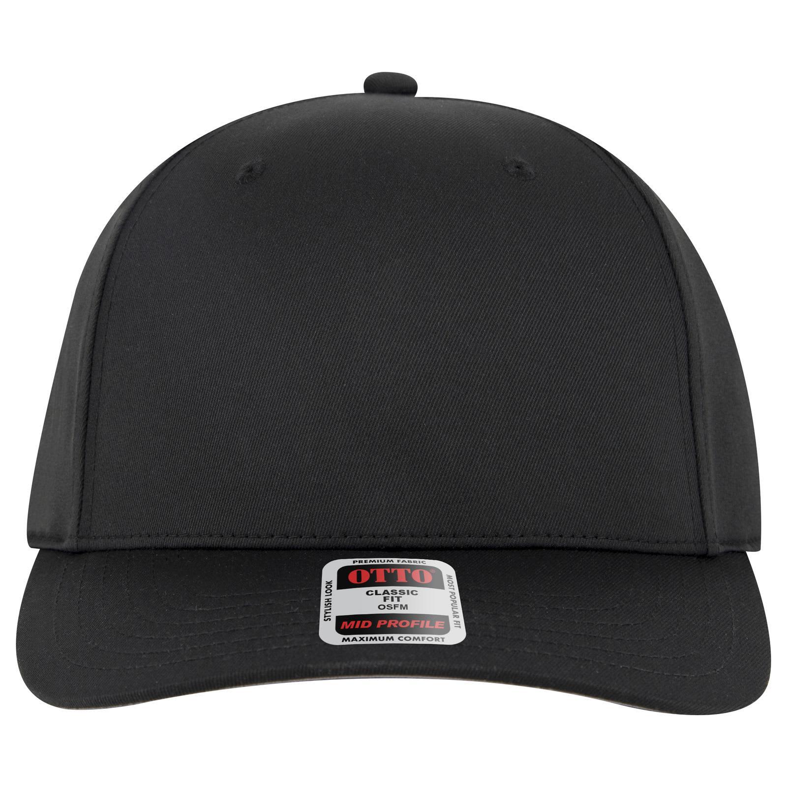 Seamless 6 Panel Mid Profile Baseball Cap