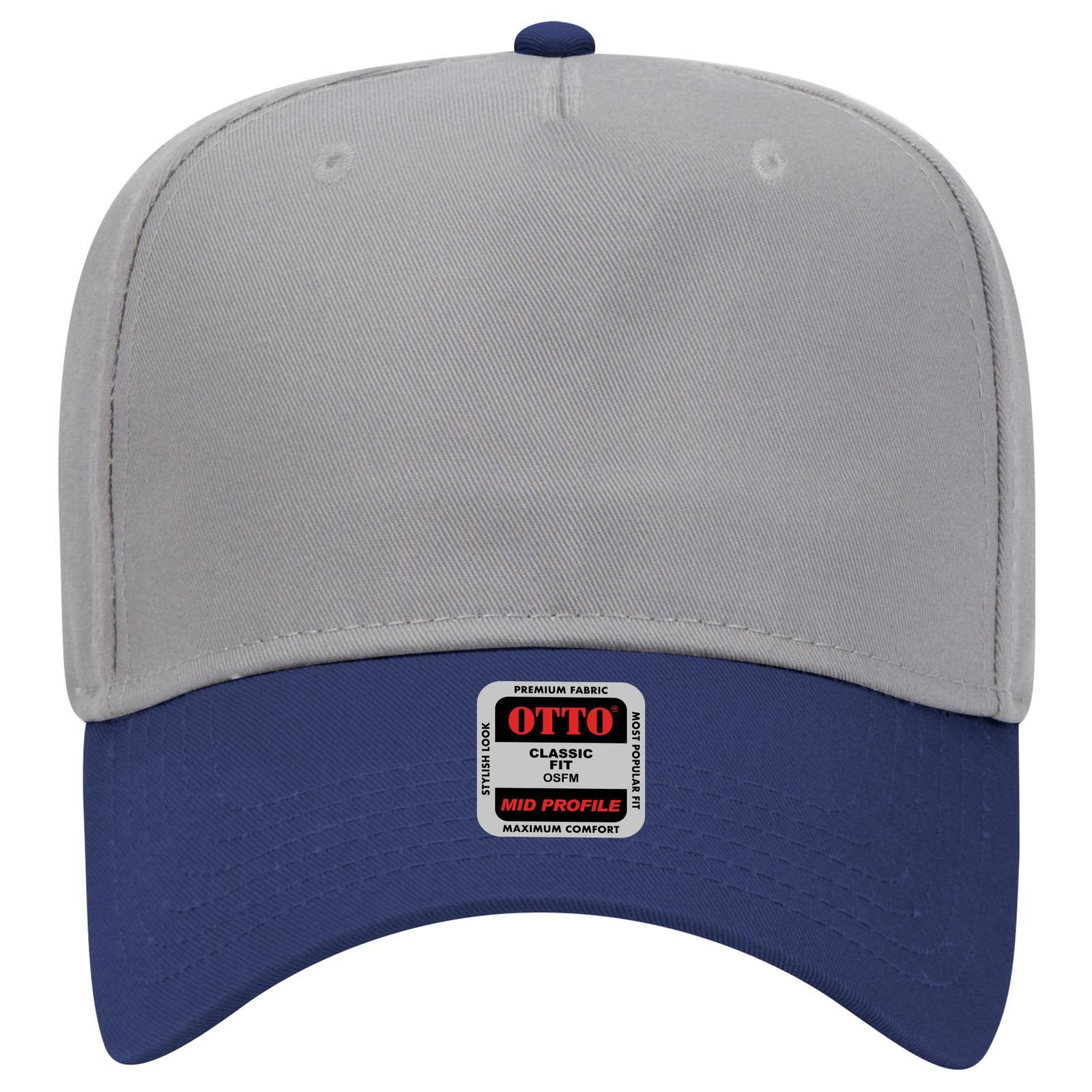 5 Panel Mid Crown Baseball Cap