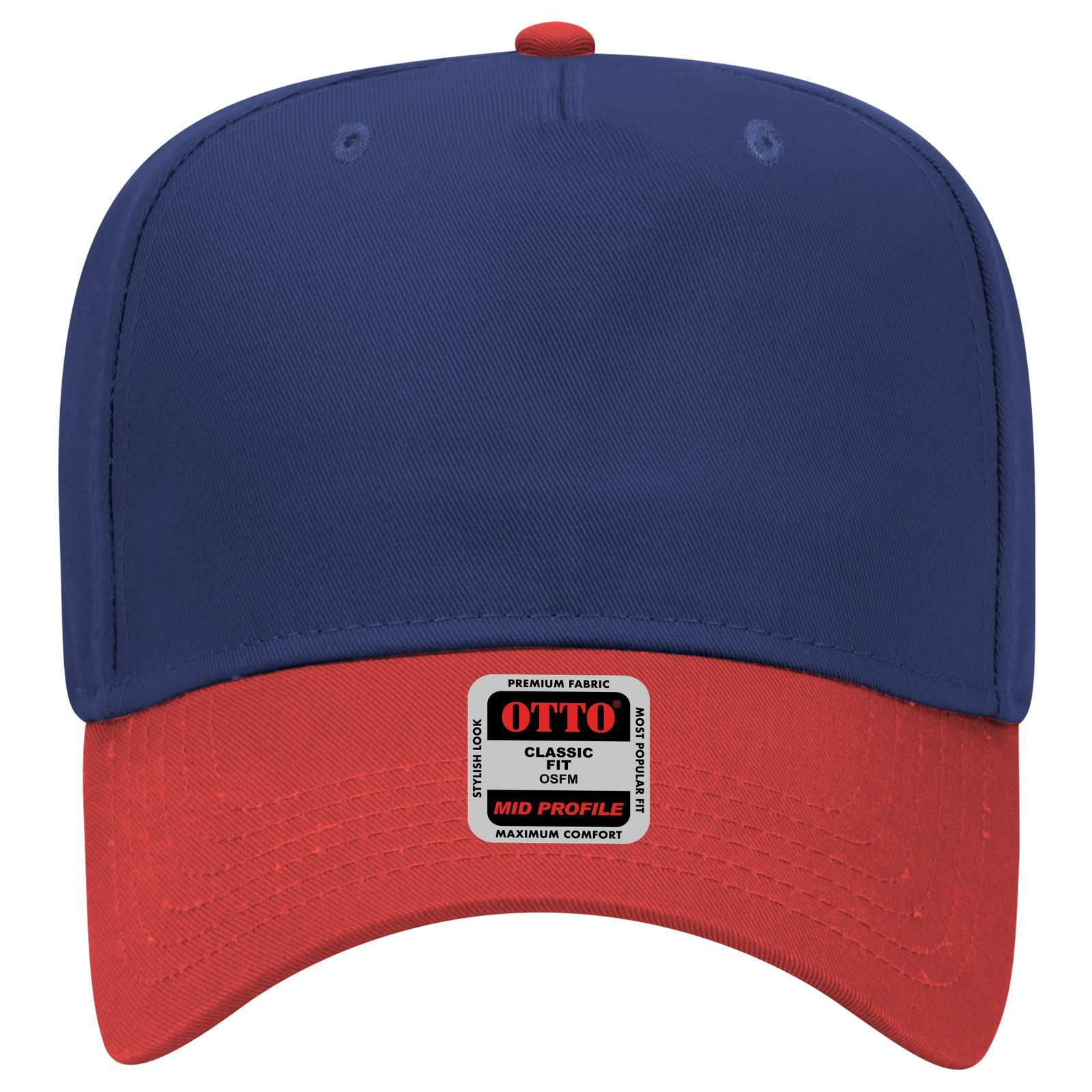 5 Panel Mid Crown Baseball Cap