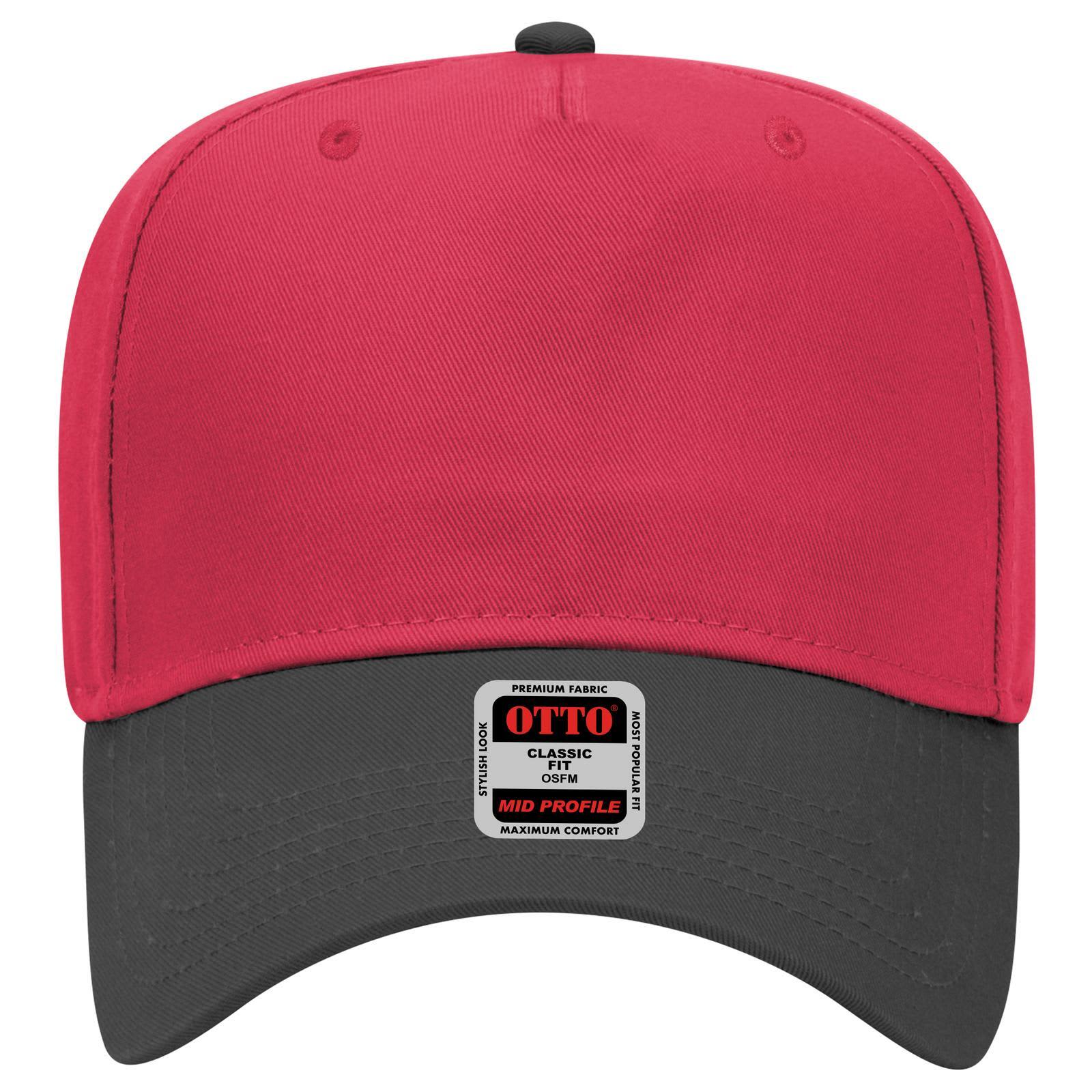 5 Panel Mid Crown Baseball Cap