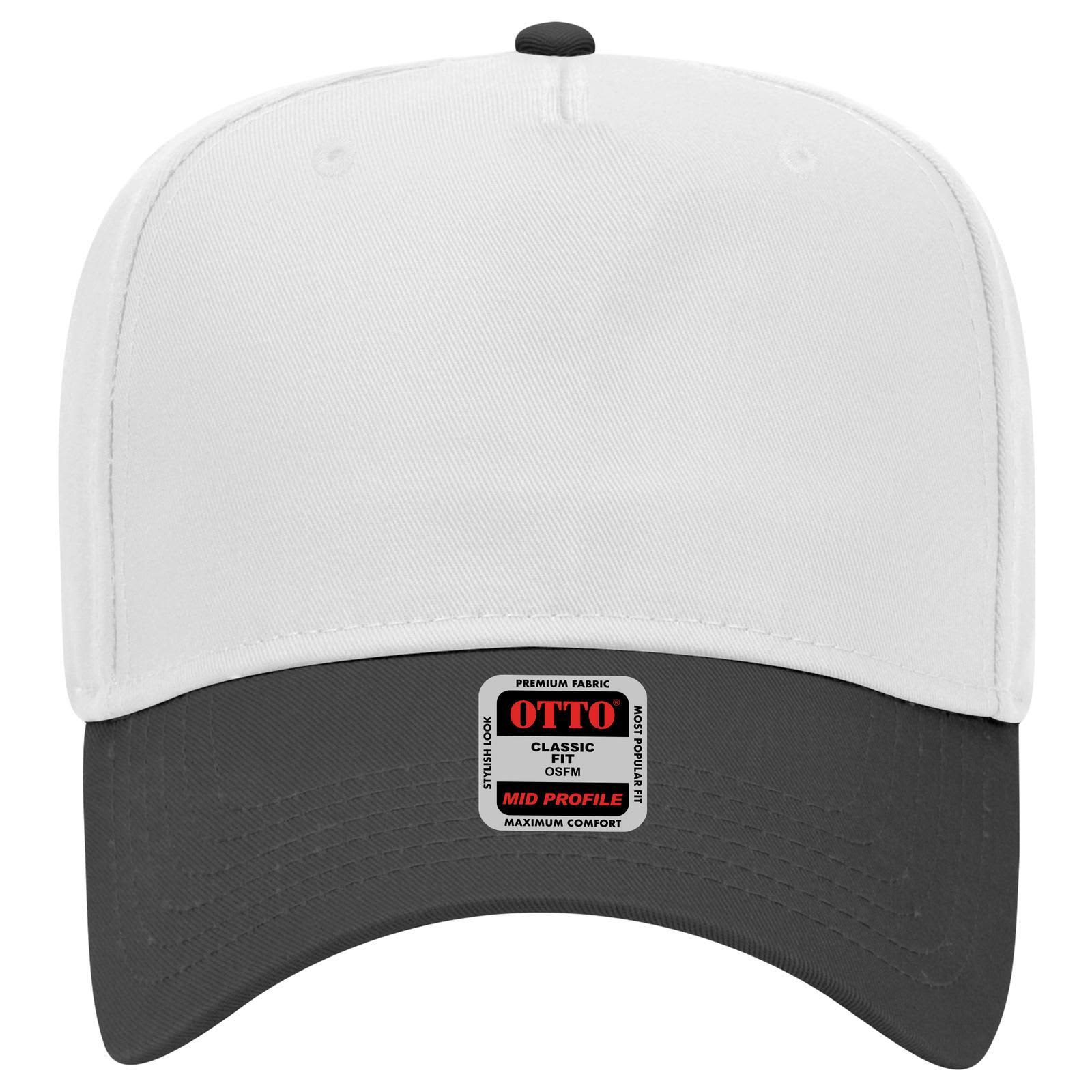 5 Panel Mid Crown Baseball Cap