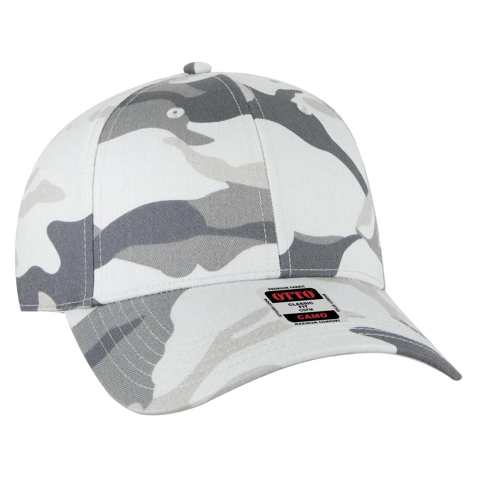 Camo 6 Panel Low Profile Baseball Cap Camo