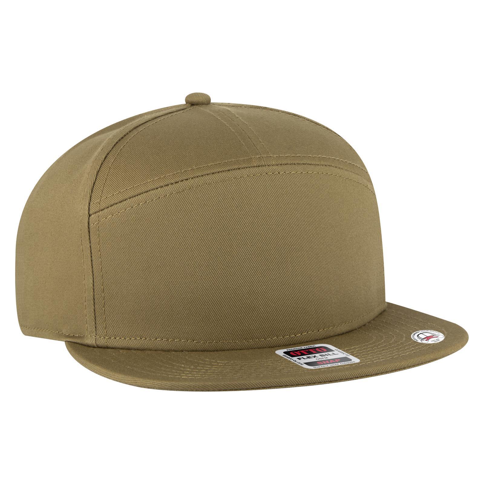 7 Panel Mid Profile Snapback Cap