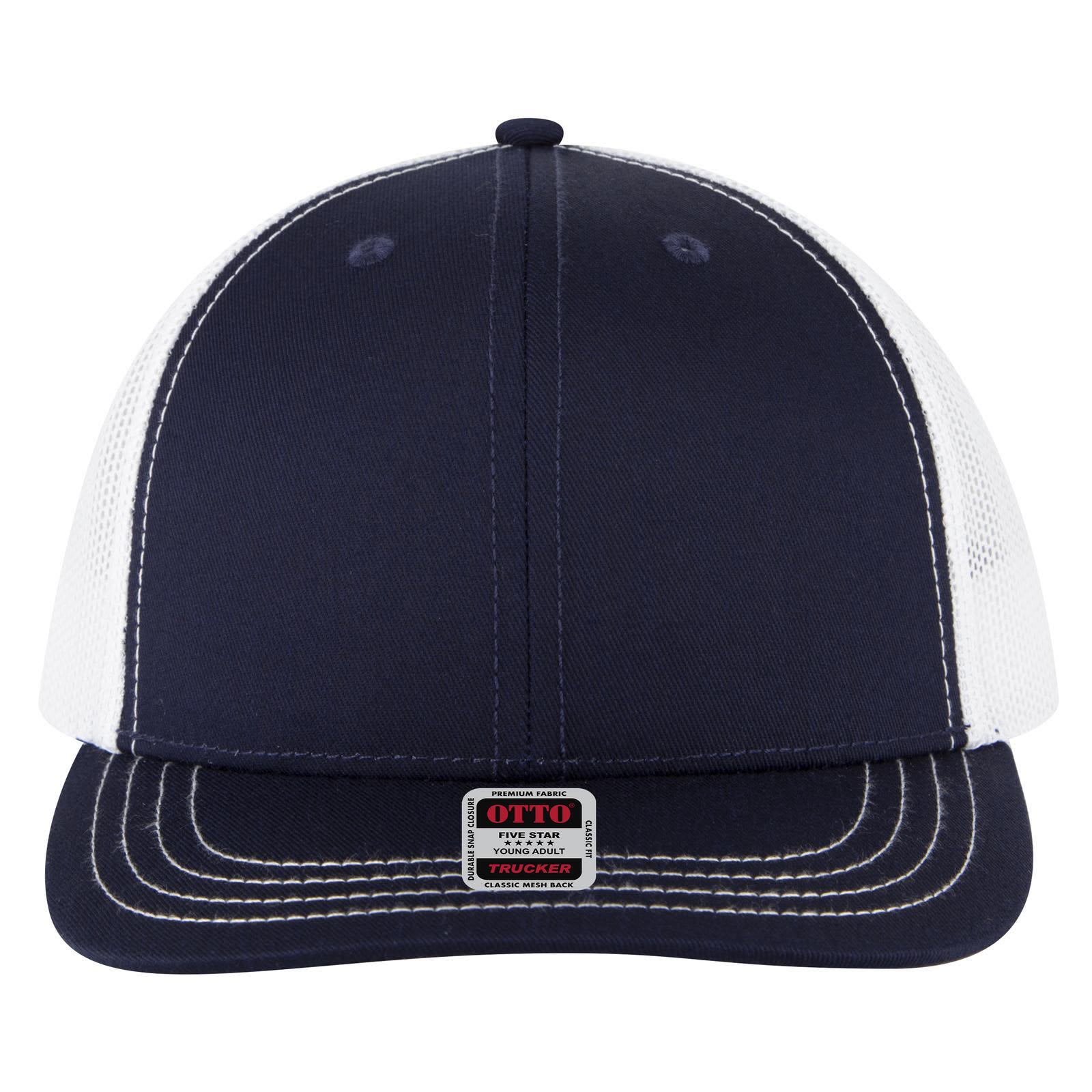 6 Panel Mid Profile Trucker Cap (Youth)