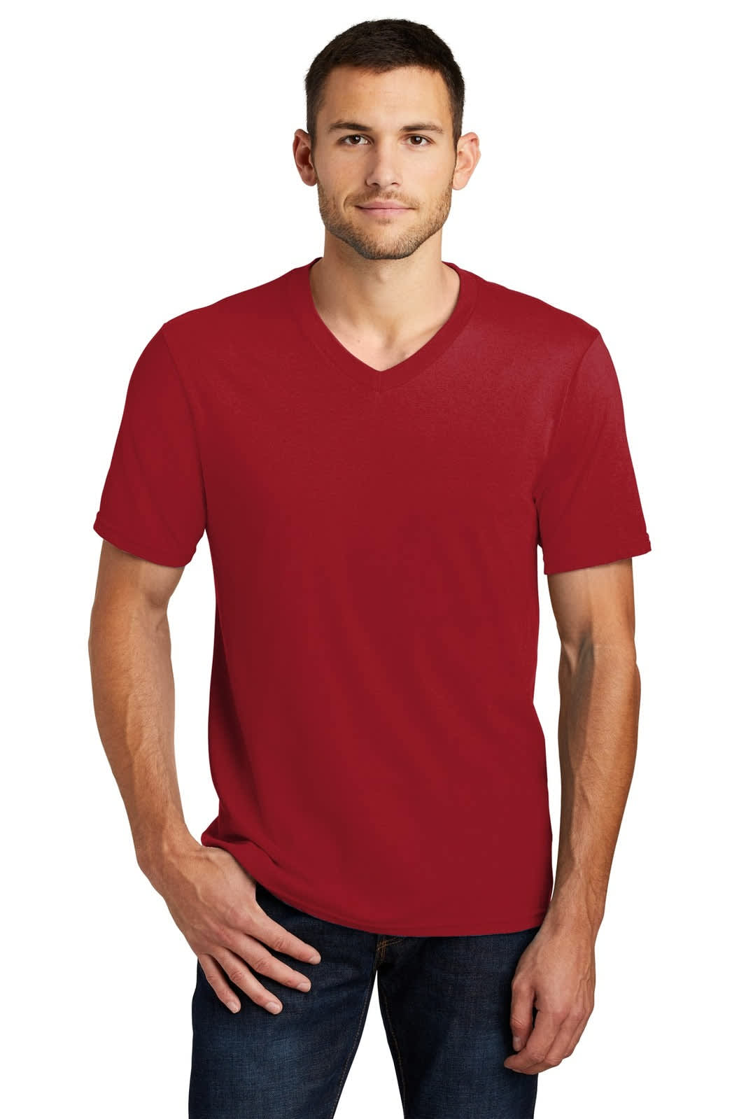 District - Young Mens Very Important Tee V-Neck