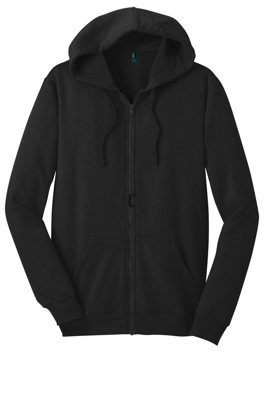 District - Young Mens The Concert Fleece Full-Zip Hoodie