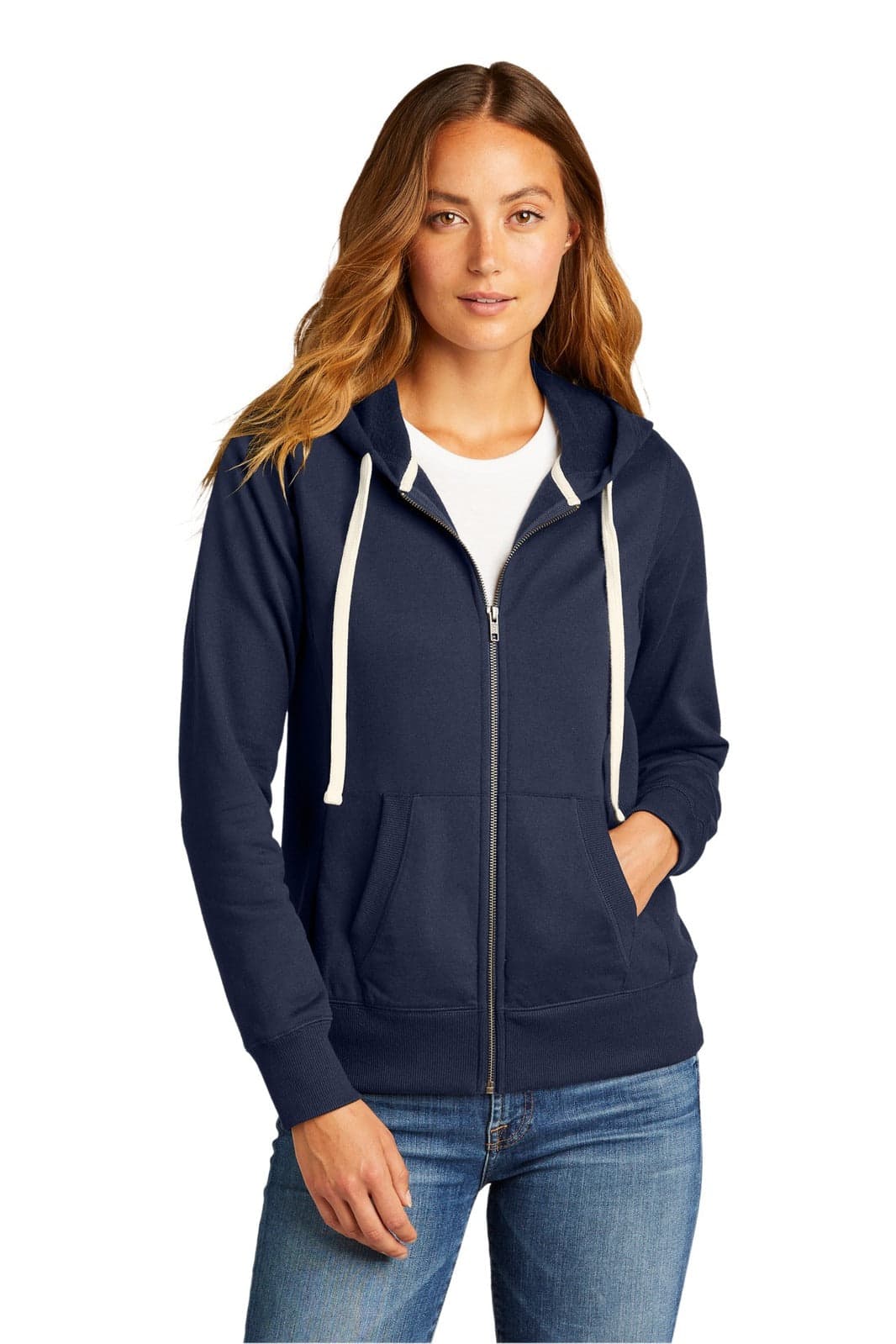 District Women's Re-Fleece Full-Zip Hoodie