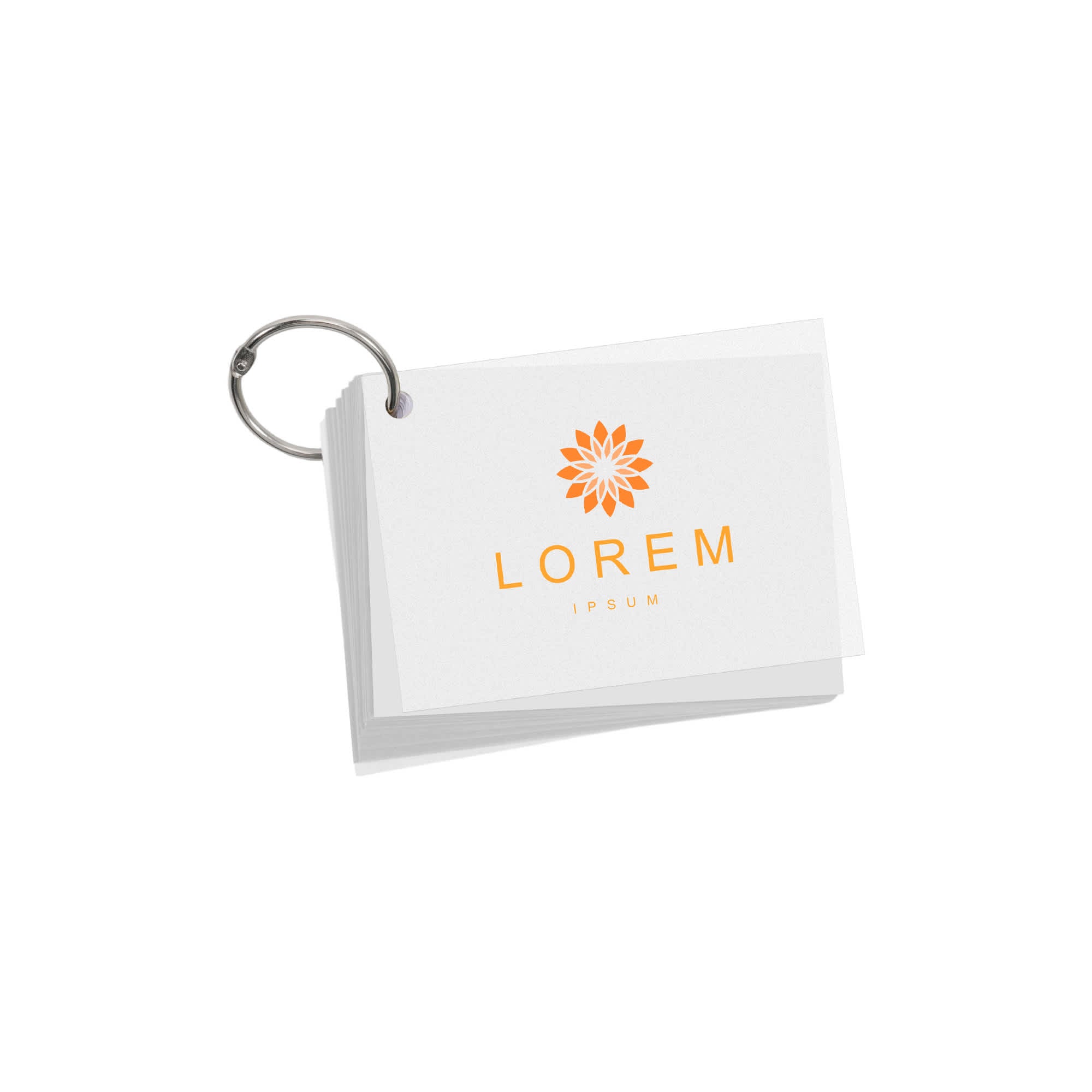 A7 PP Cover Index Cards with Ring