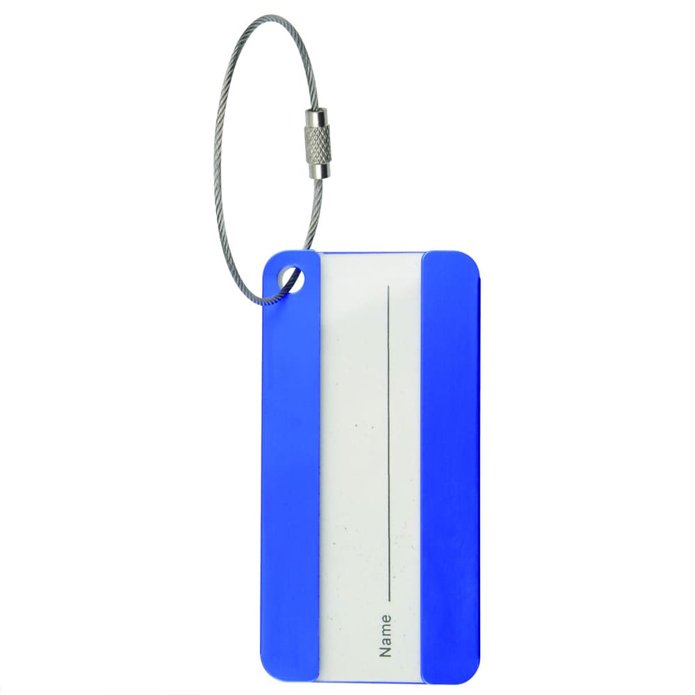 Square Aluminium Luggage Tag
