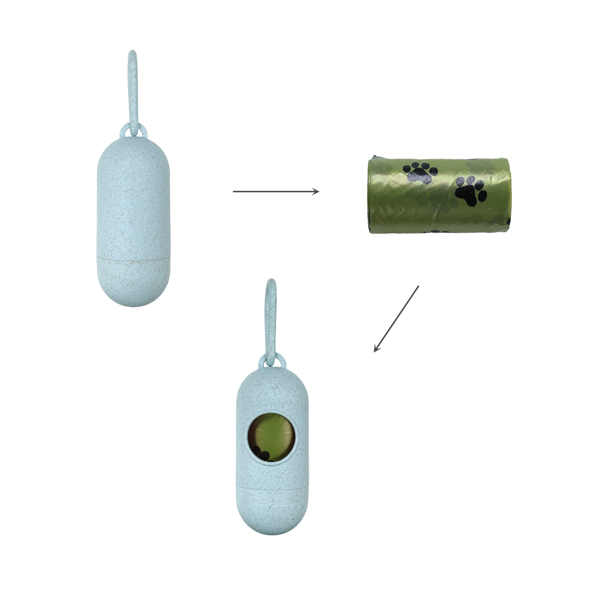 Eco Pill Shape Pet Wastebag Dispenser