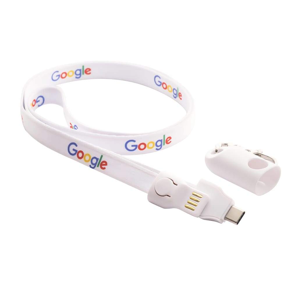 Polyester Lanyard Charging Cable