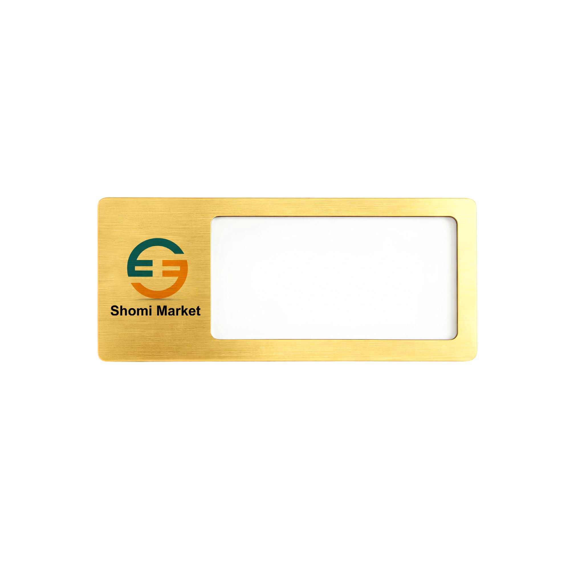 Reusable Metal Name Badge