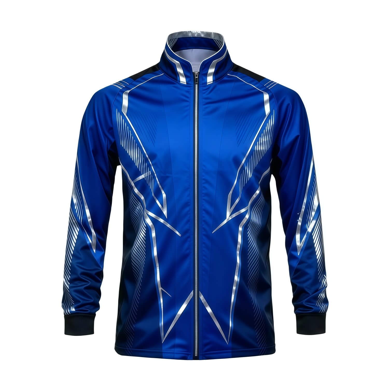 Men's Polyester Spandex Sublimated Full Zip Fishing Jacket