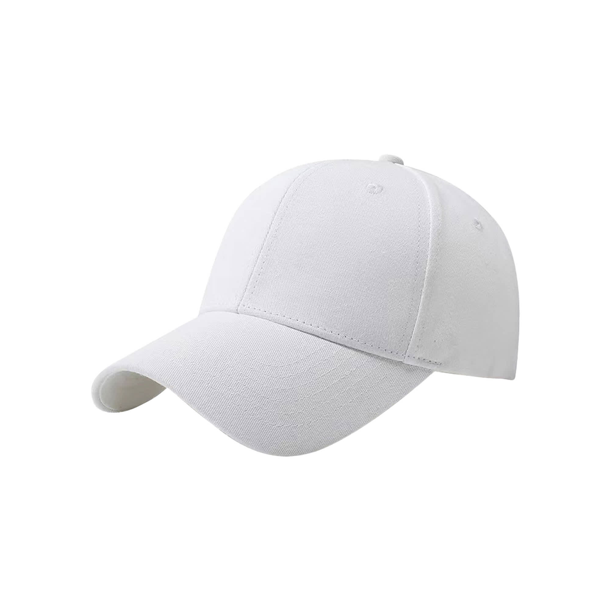 6 Panel Cotton Hard Top Pure Baseball Cap