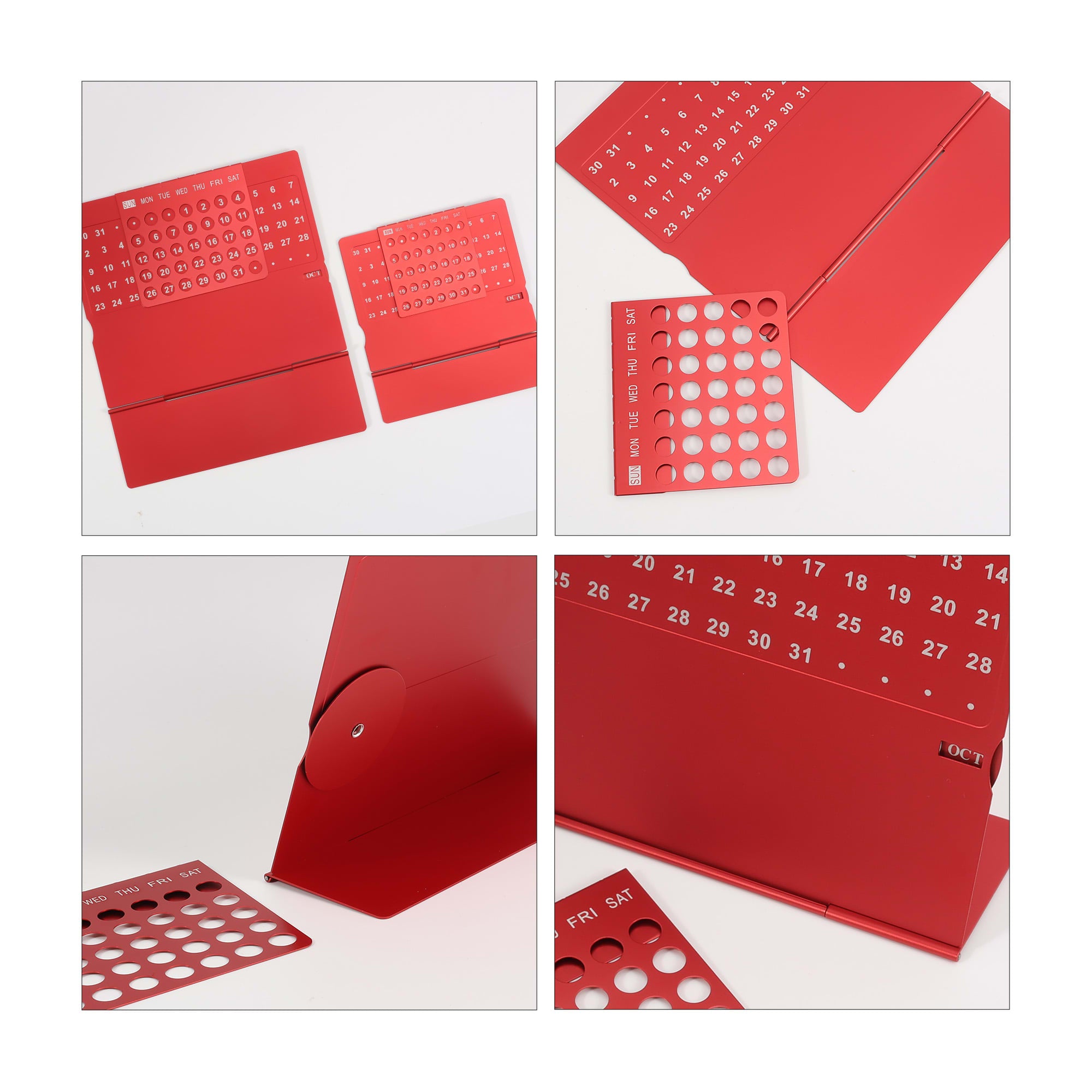 Aluminium Desk Calendar