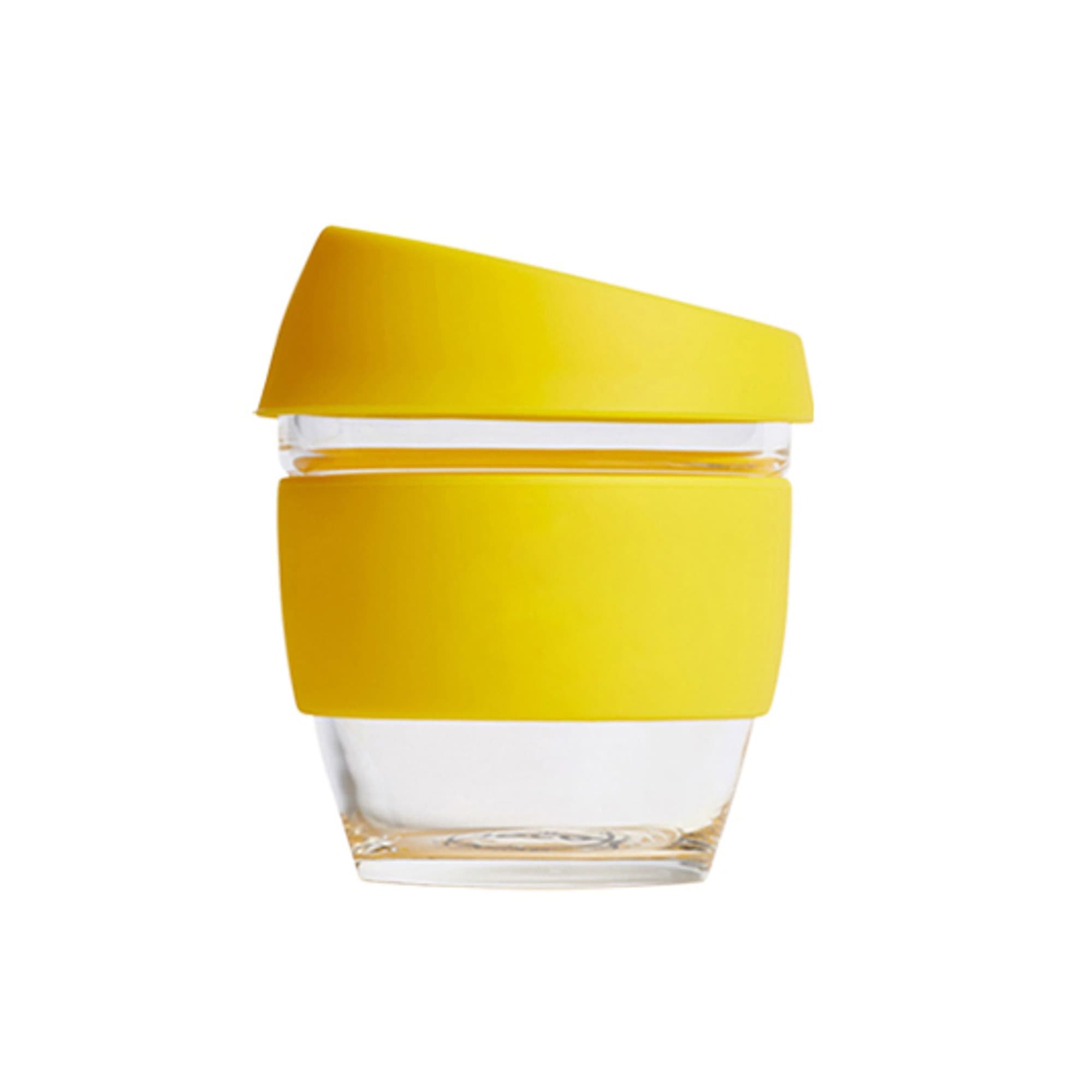 8 OZ Reusable Glass Coffee Cup