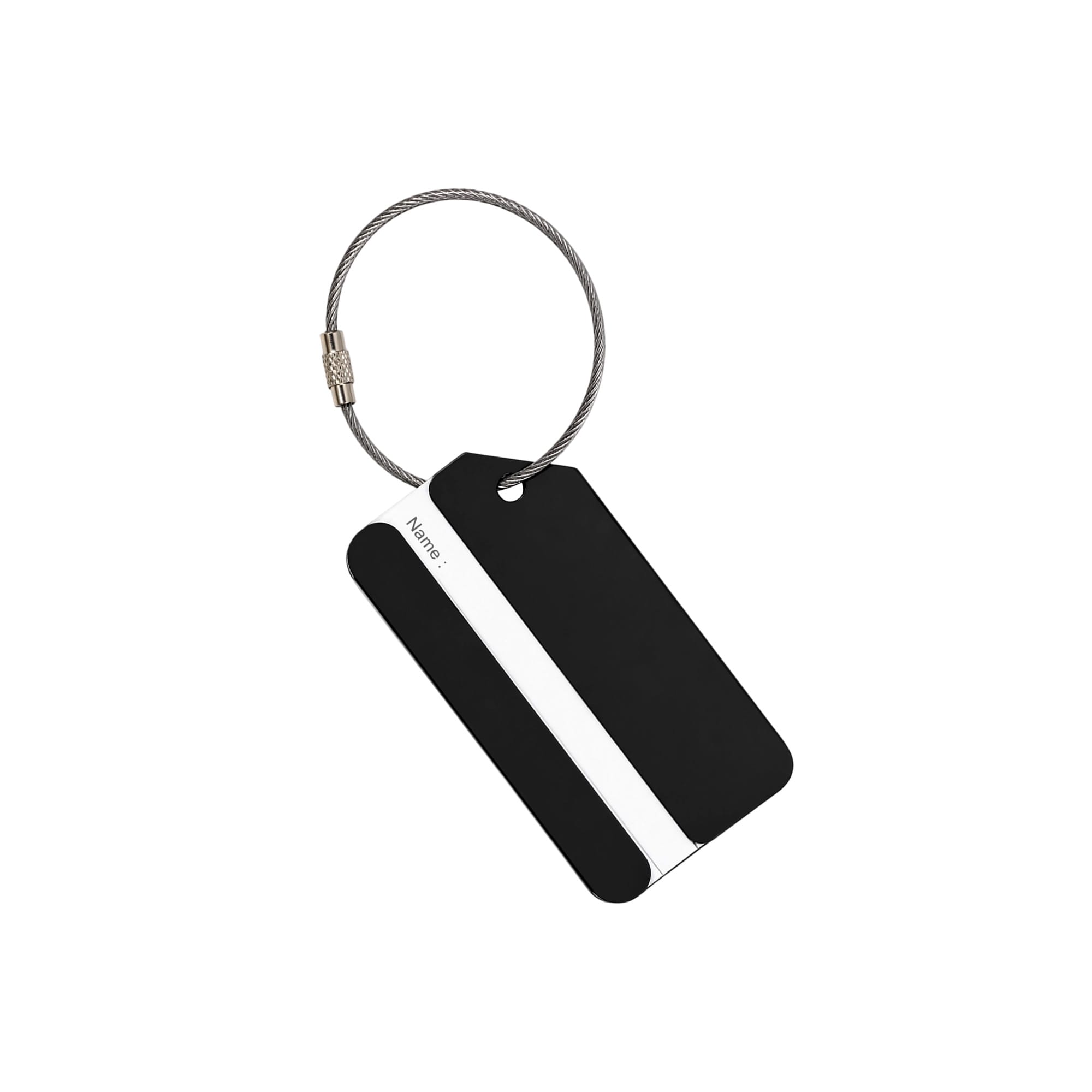 Square Aluminium Luggage Tag B