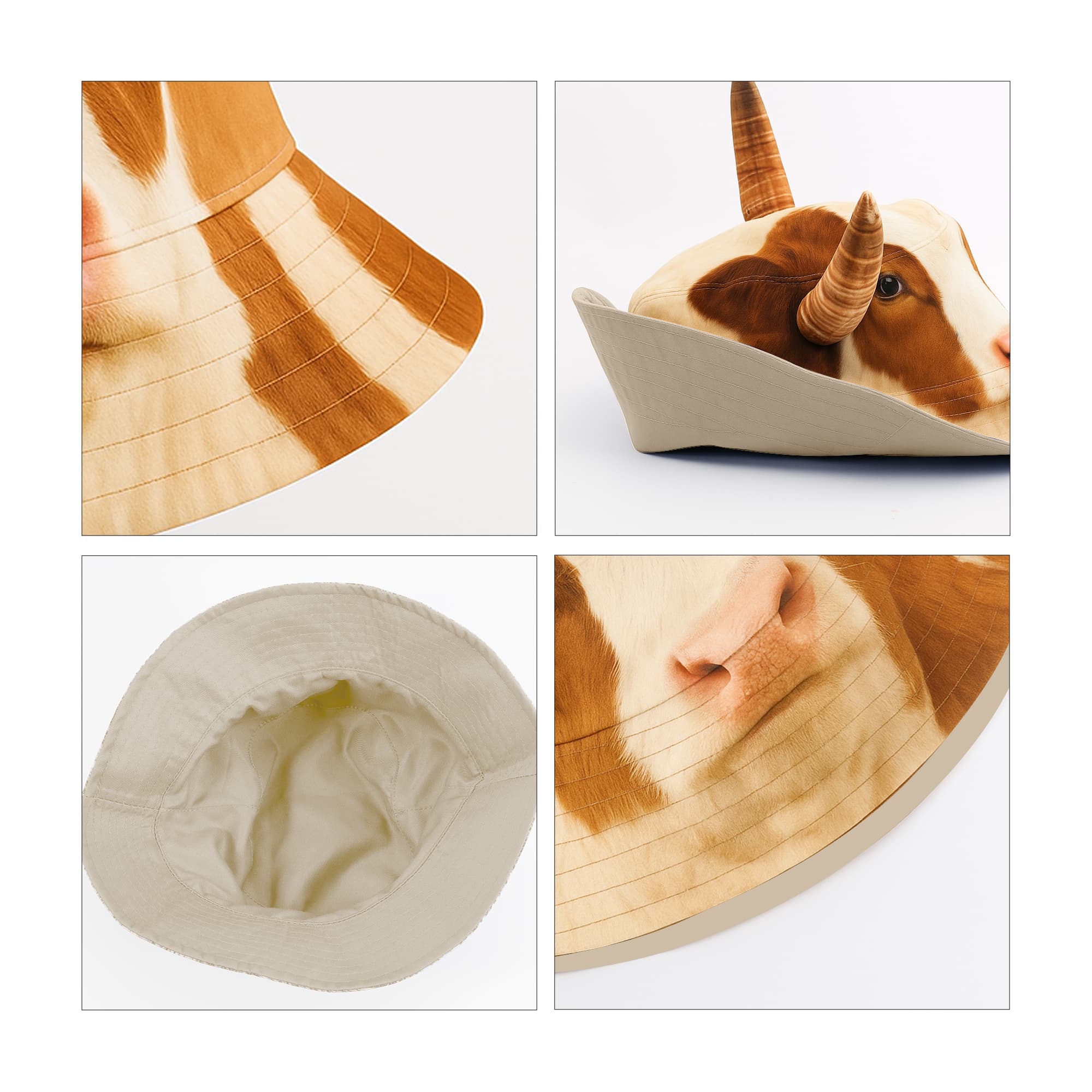 Custom Animal-Ear Bucket Hat