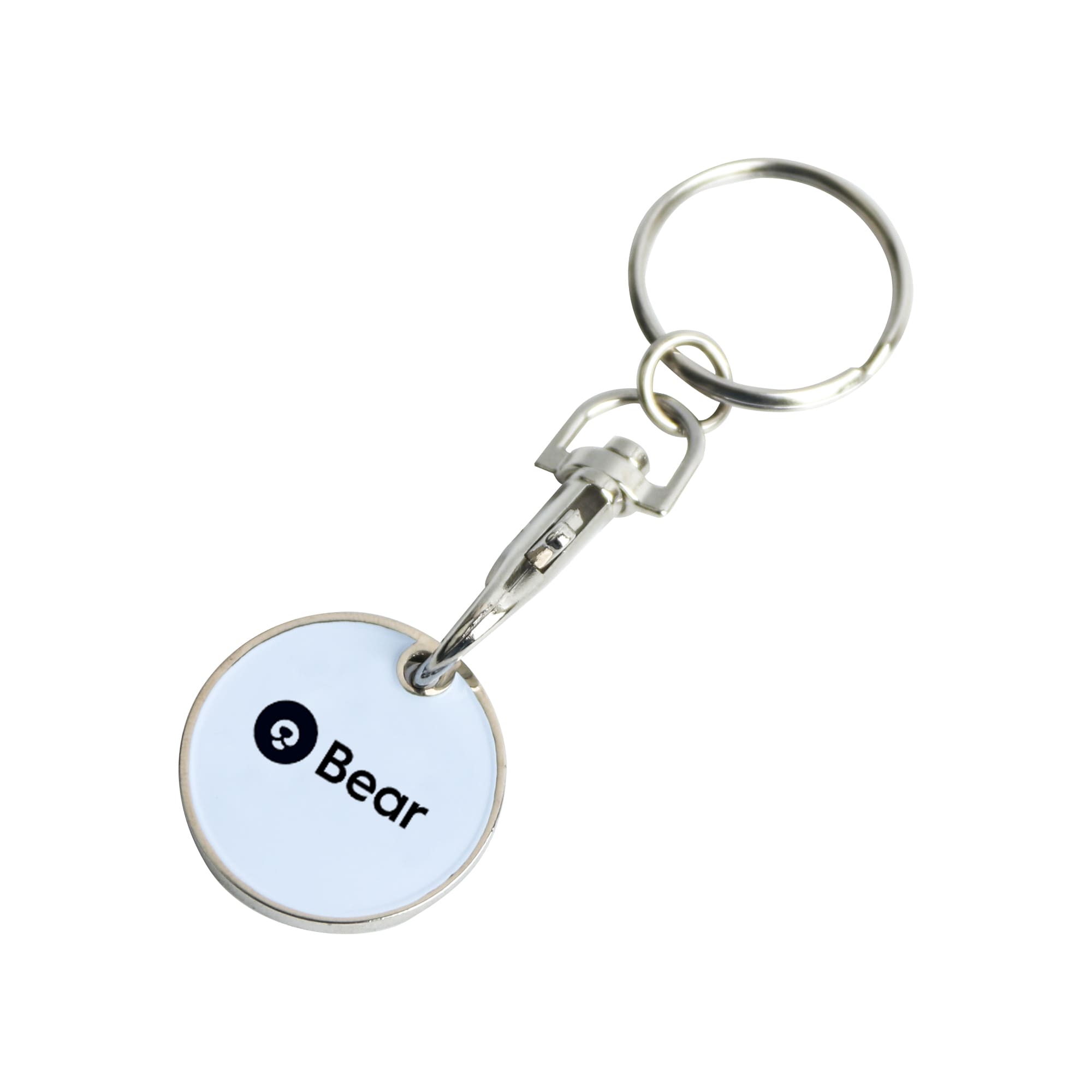 Printed Trolley Coin Keyring