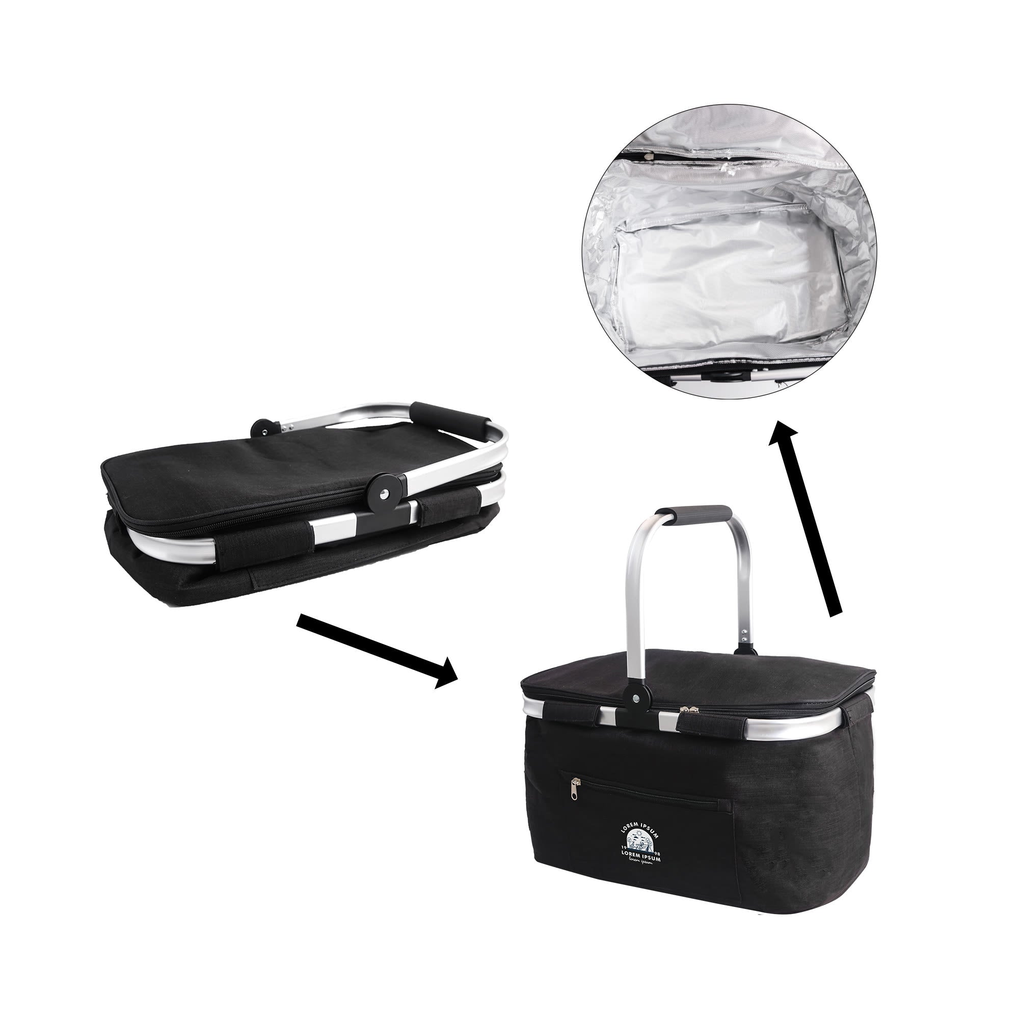 Picnic Cooler Basket