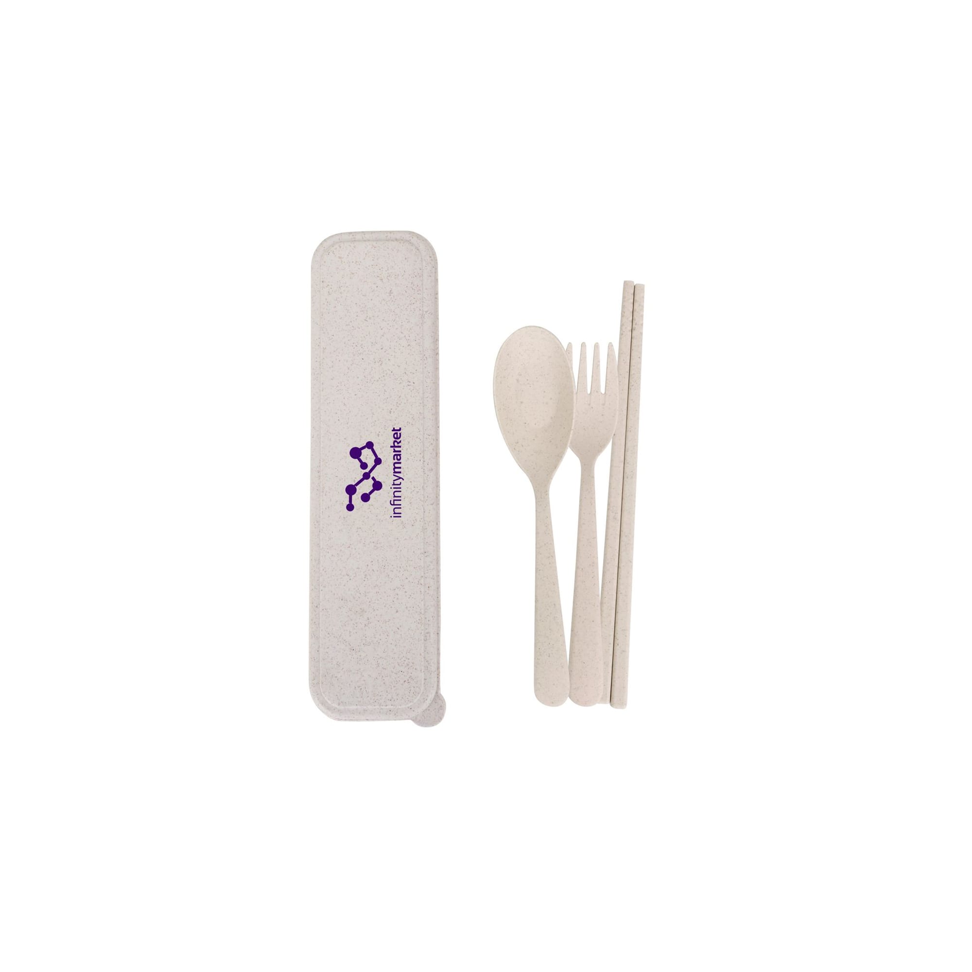 3 pieces Portable Utensils Set