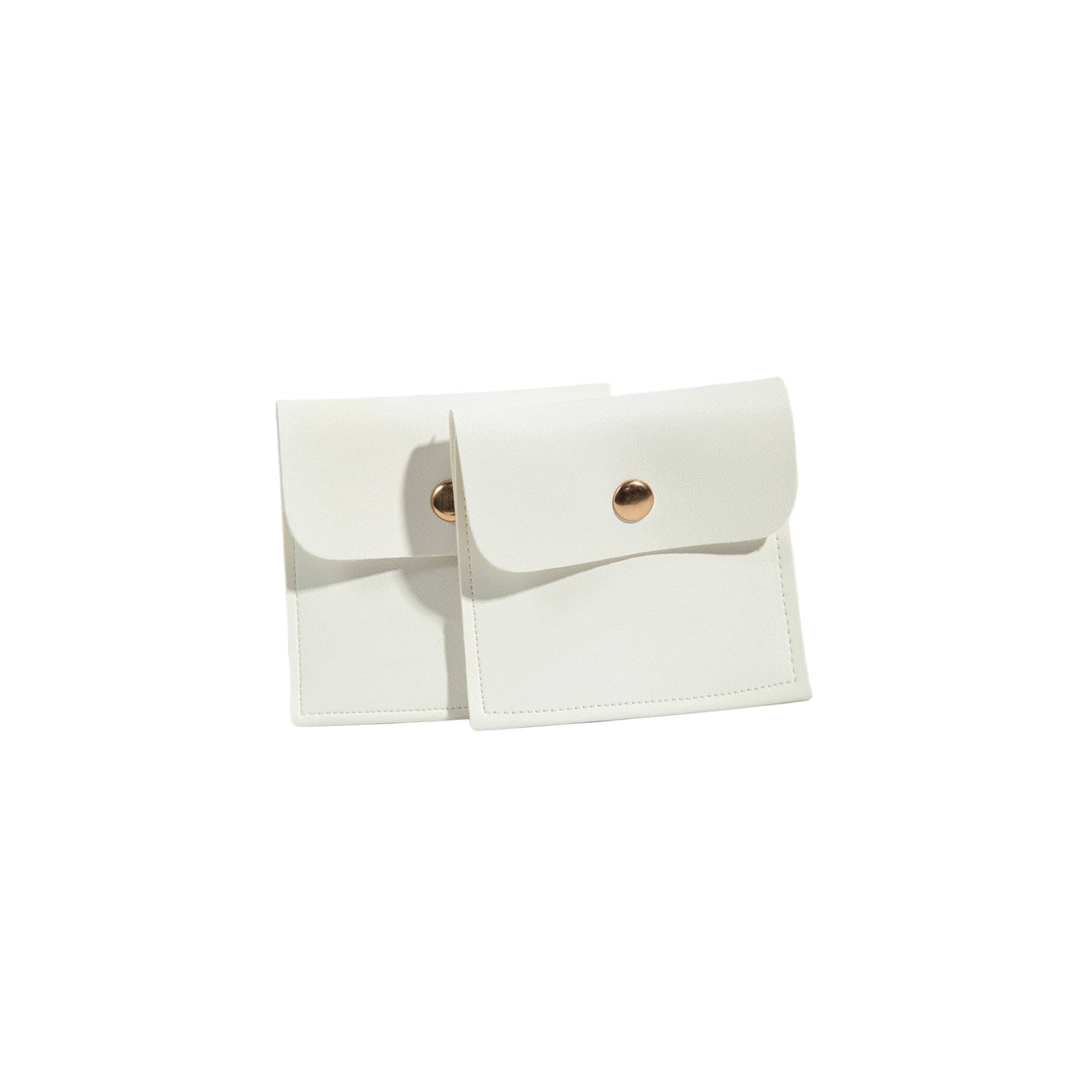 Square PU Leather Jewellery Pouch