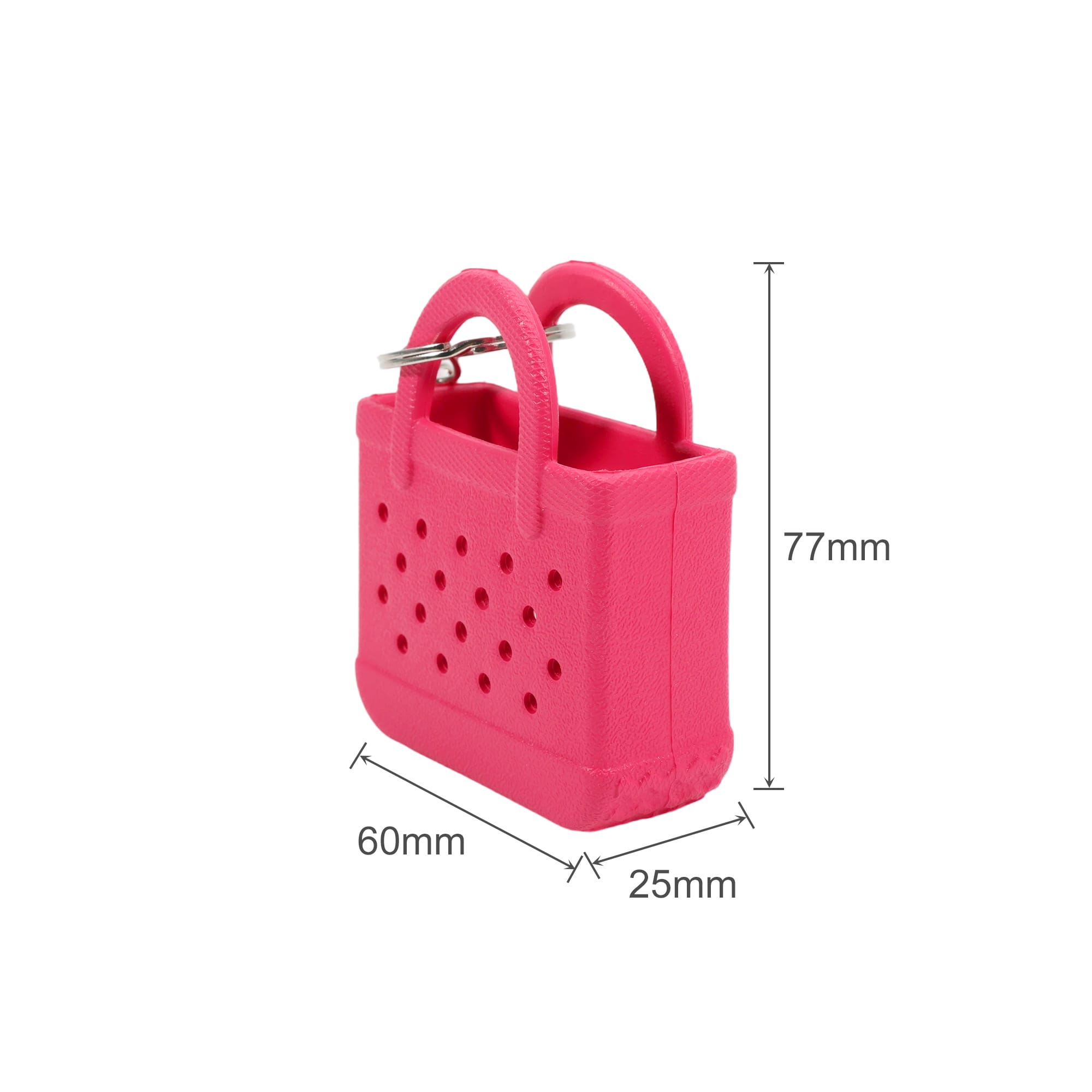 Mini EVA Holes Bag Keychain