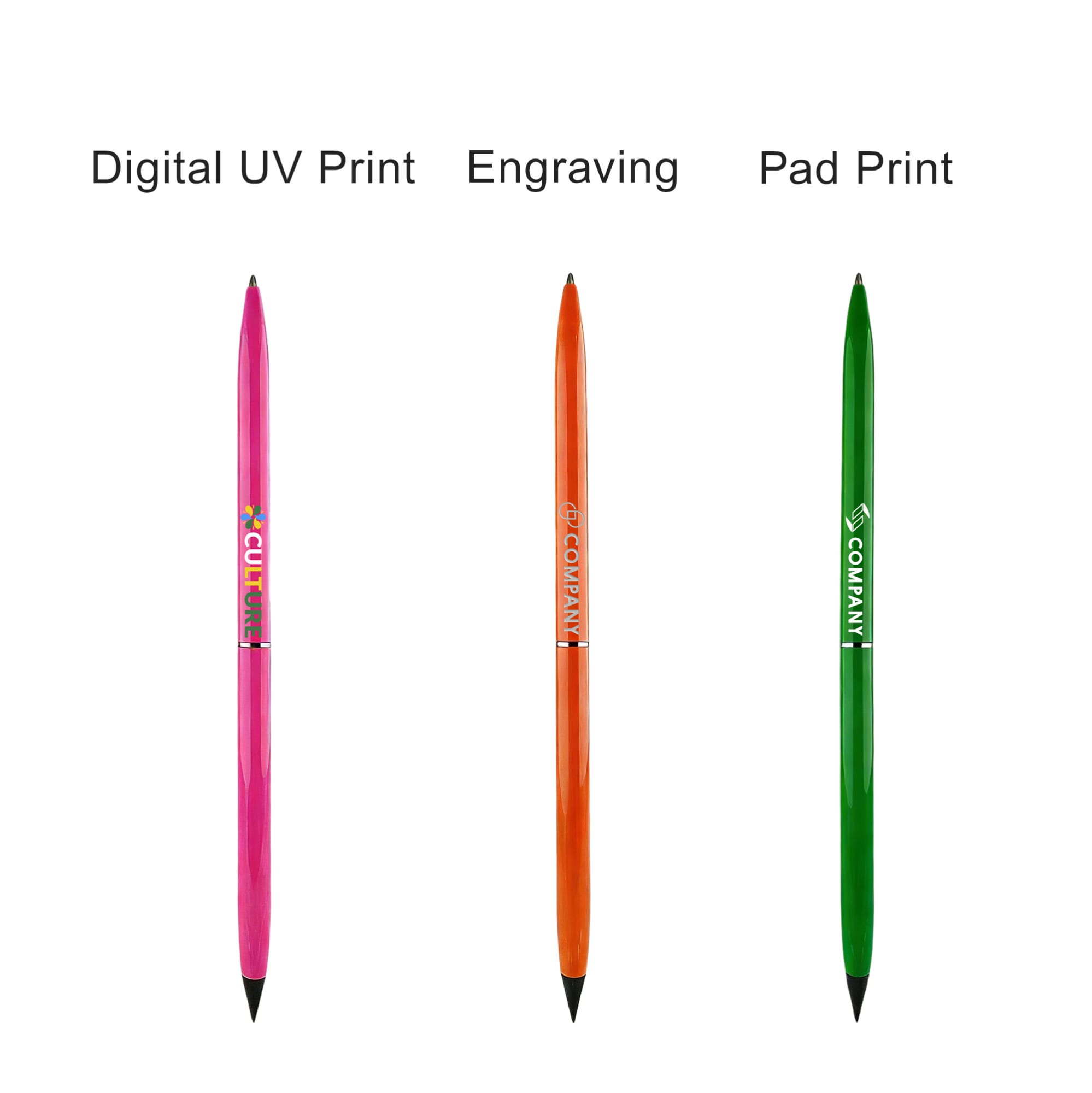 Double-ended Eternal Pencil and Ballpoint Pen