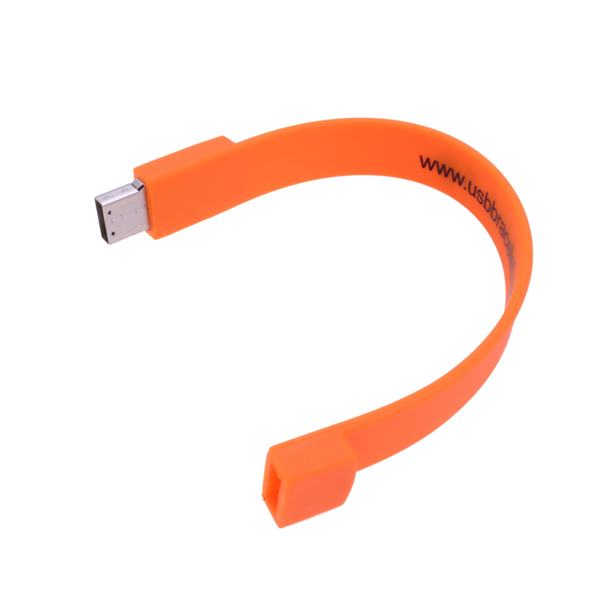 Rectangular Silicone Wristband Flash Drive