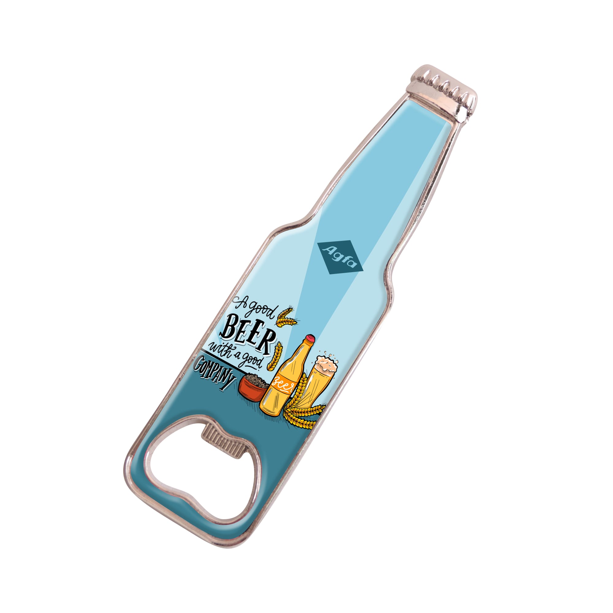 Bottle Shaped Opener Fridge Magnet