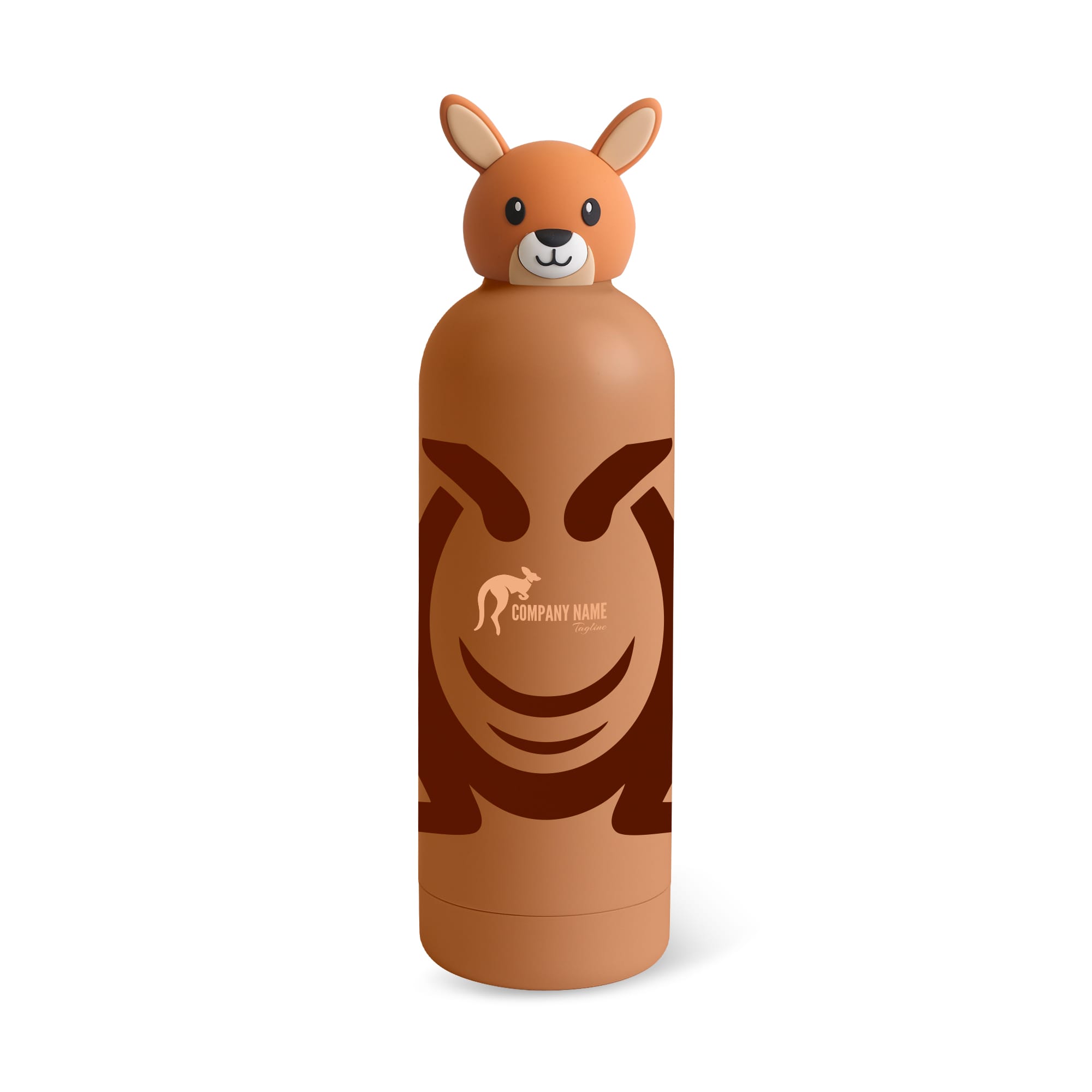 Double Wall Vacuum Bottle with Animal Head