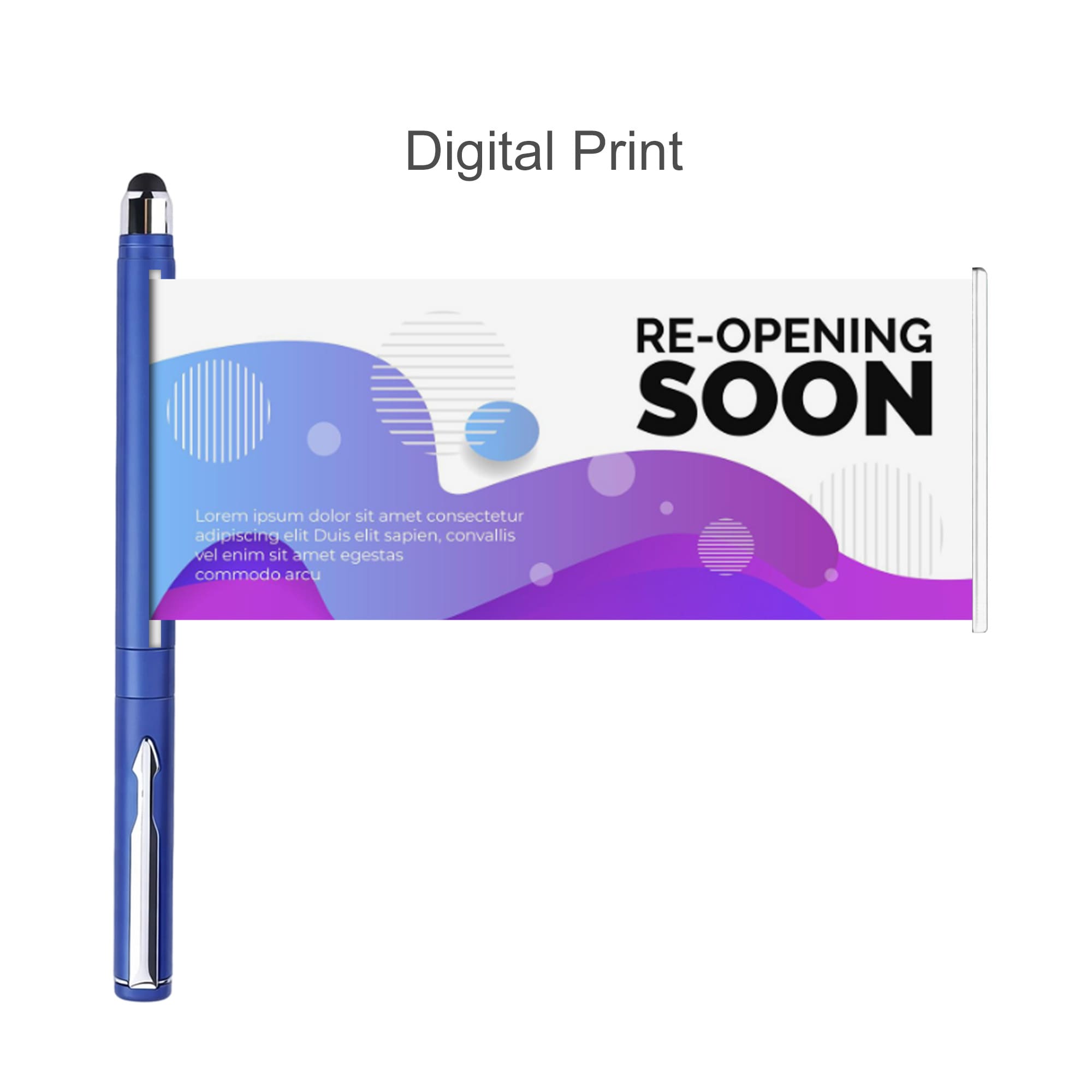 2 in 1 Commercial Banner Pen