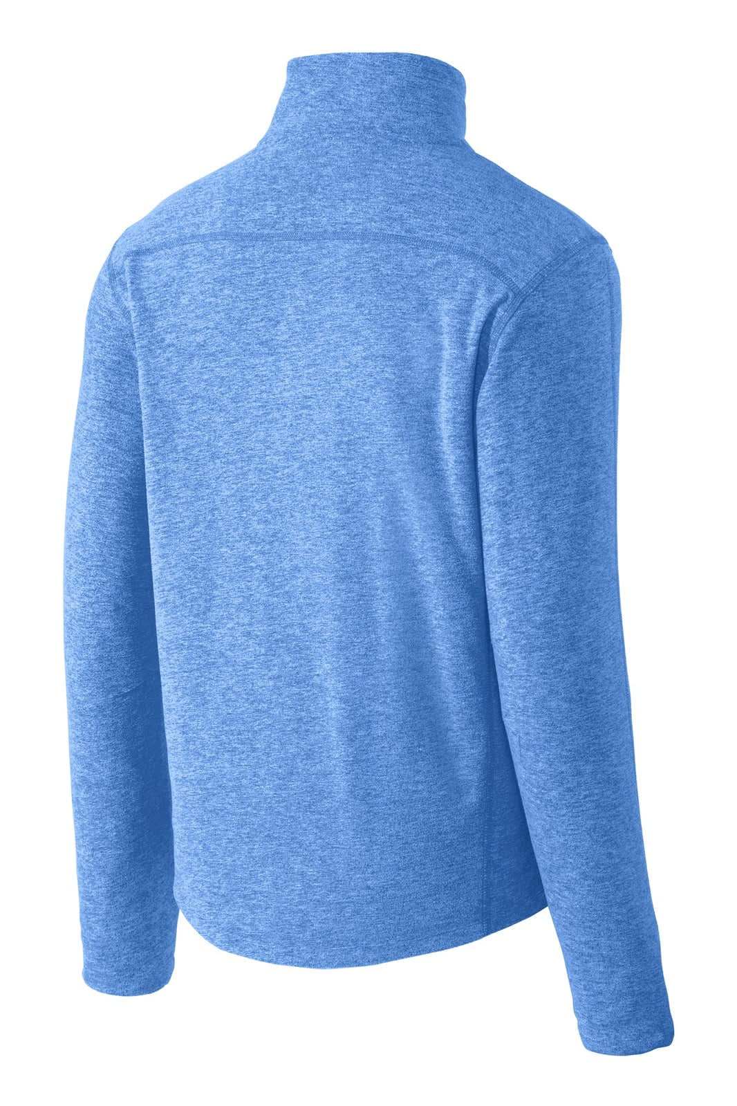 Port Authority Heather Microfleece Full-Zip Jacket