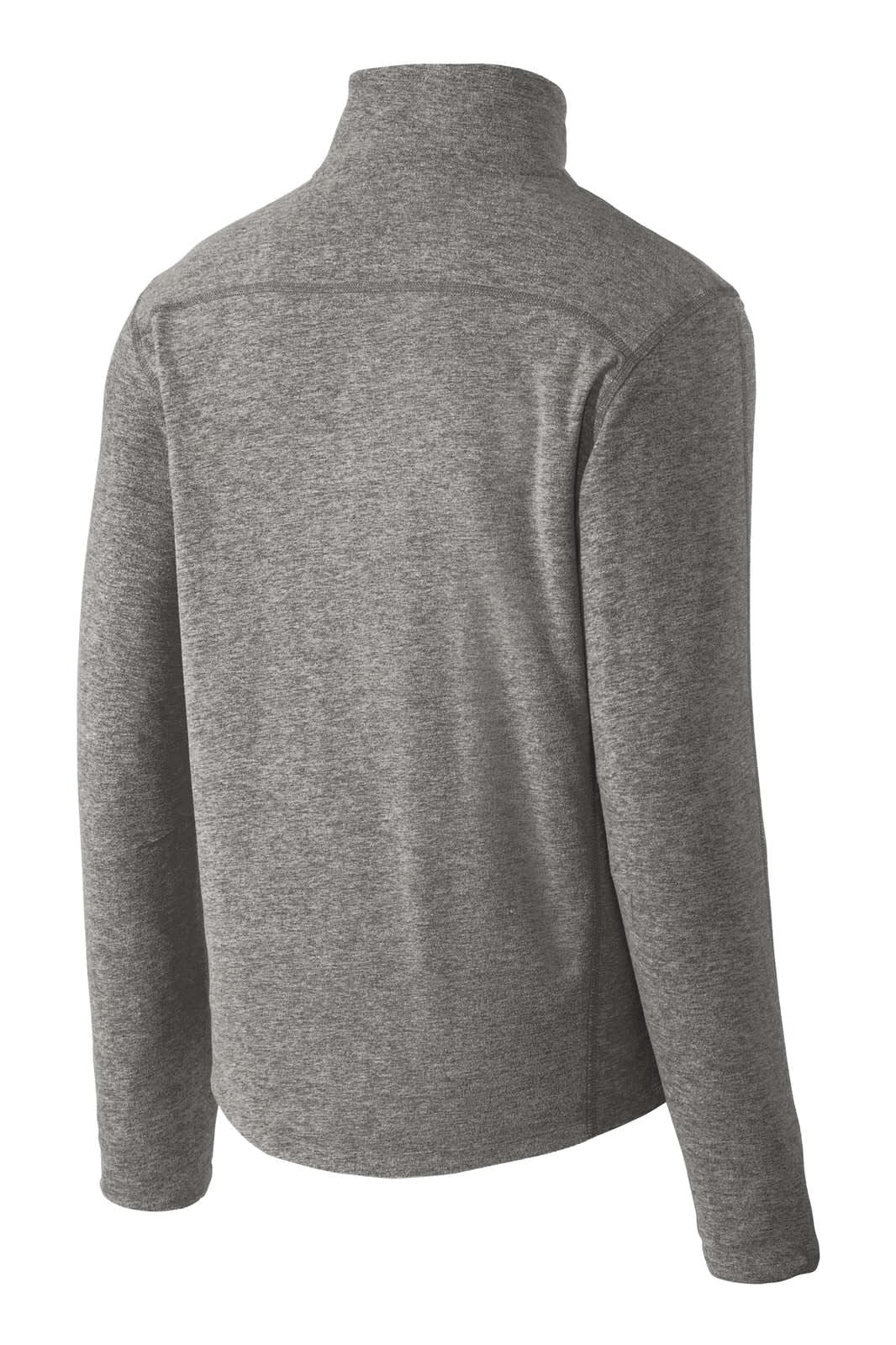 Port Authority Heather Microfleece Full-Zip Jacket