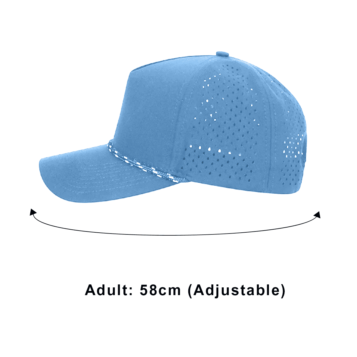 5 Panel Mesh Back Performance Rope Cap