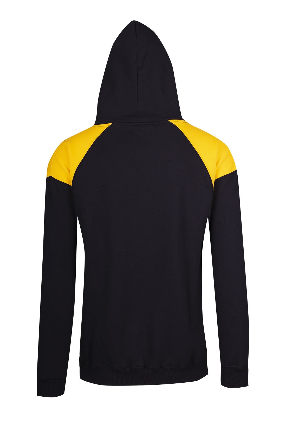 Mens Shoulder Contrast Panel Hoodie
