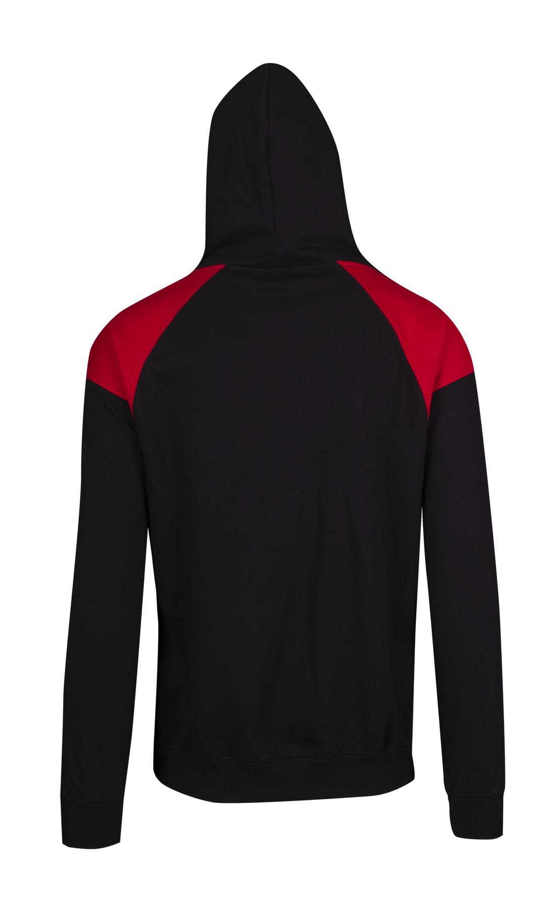 Mens Shoulder Contrast Panel Hoodie