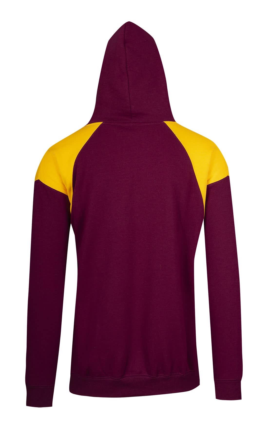 Mens Shoulder Contrast Panel Hoodie