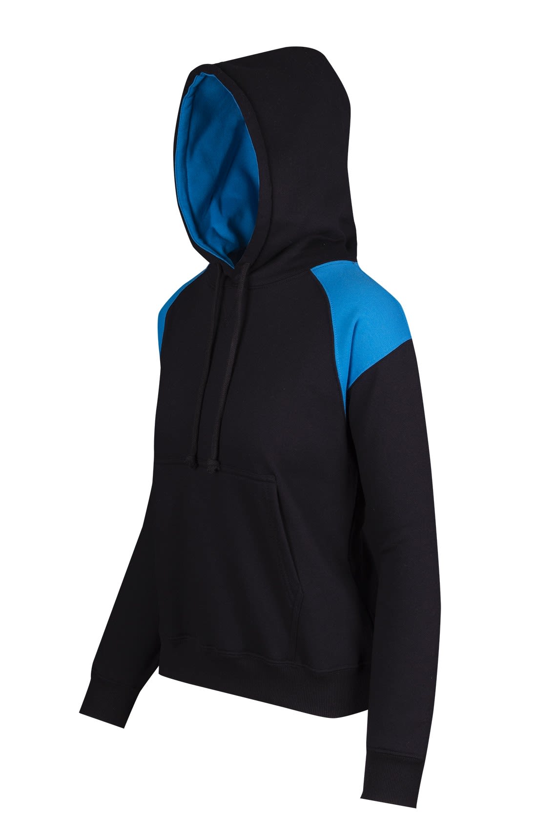Womens/Juniors Shoulder Contrast Panel Hoodie