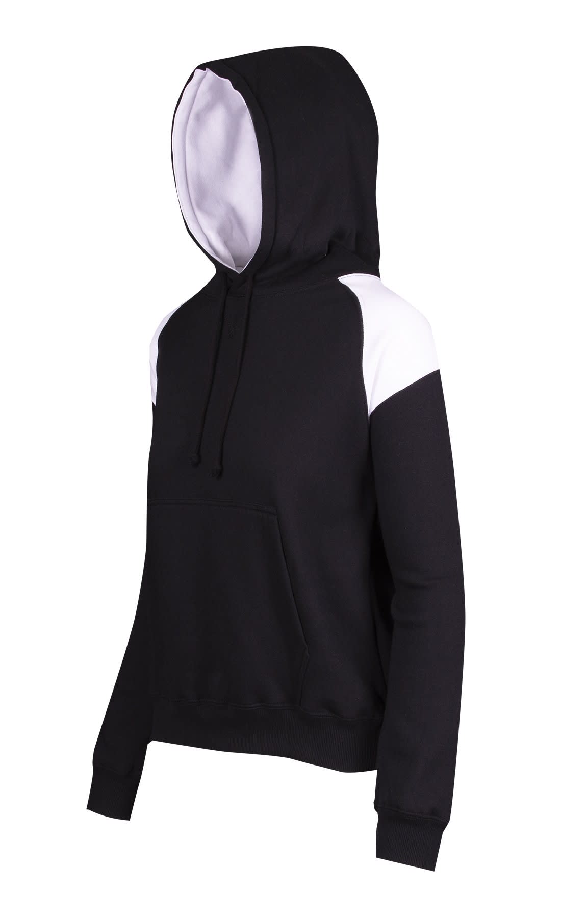Womens/Juniors Shoulder Contrast Panel Hoodie