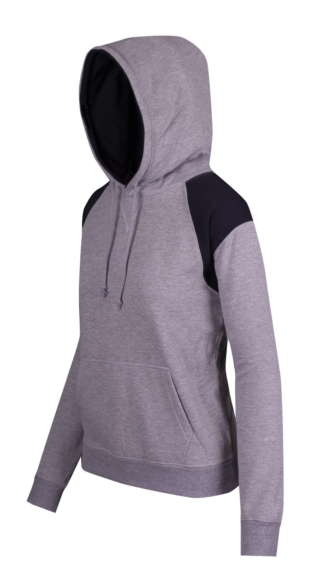 Womens/Juniors Shoulder Contrast Panel Hoodie