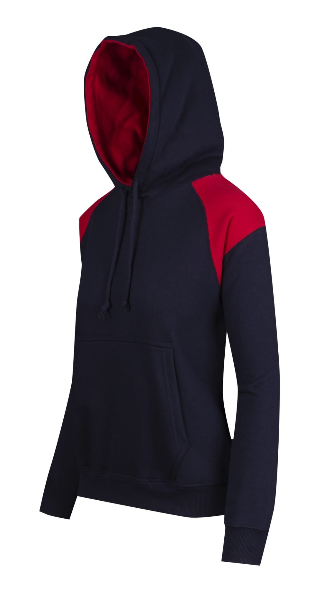 Womens/Juniors Shoulder Contrast Panel Hoodie