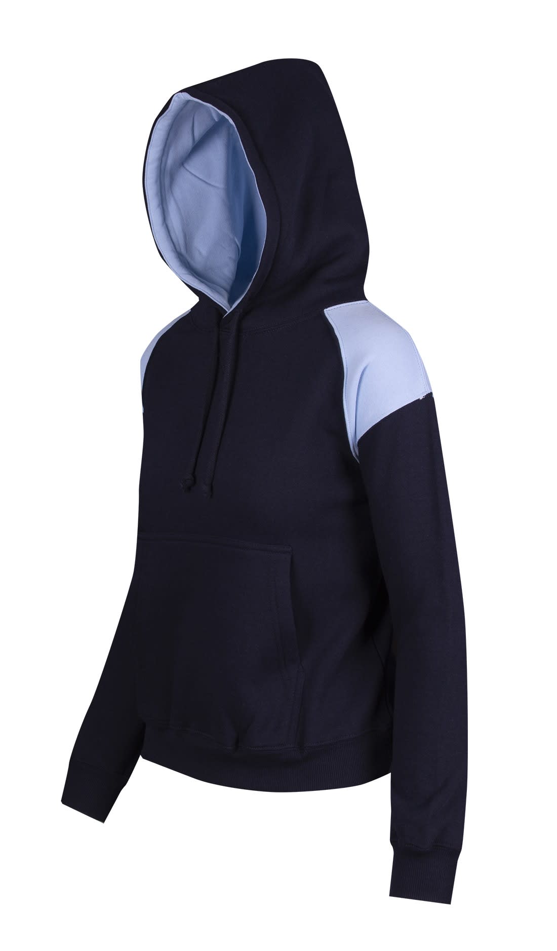 Womens/Juniors Shoulder Contrast Panel Hoodie