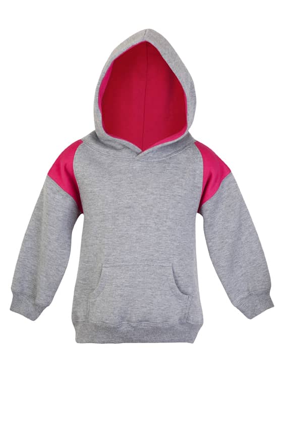 Kids Shoulder Contrast Panel Hoodies