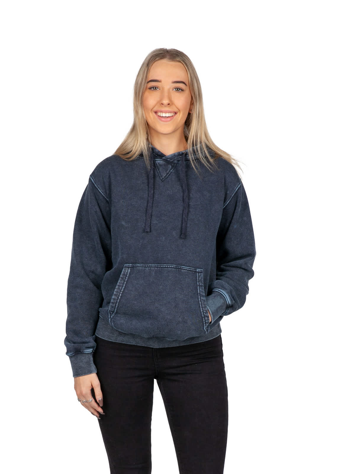 Womens'/Junior's Stone Wash Fleece Hoodie