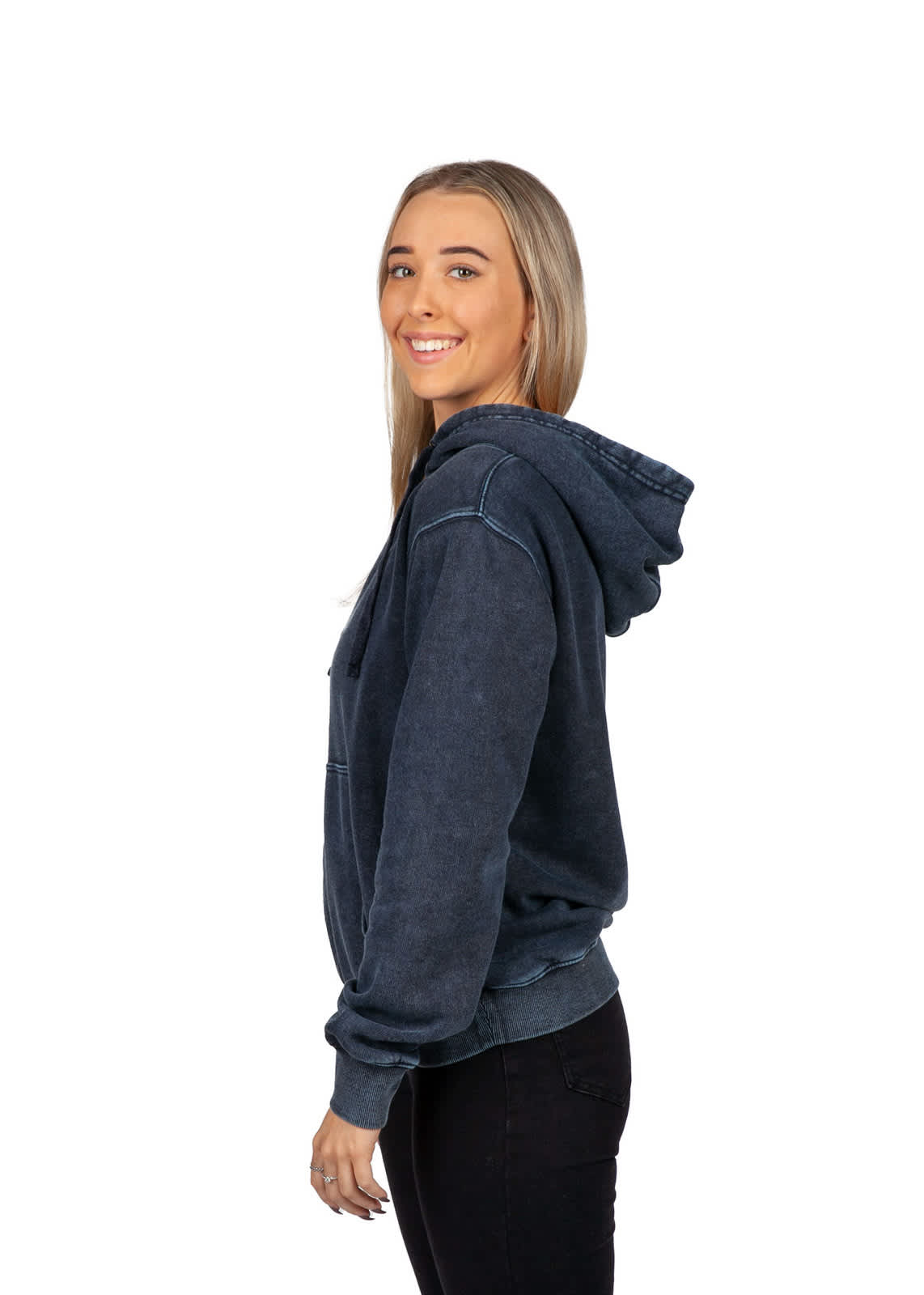 Womens'/Junior's Stone Wash Fleece Hoodie