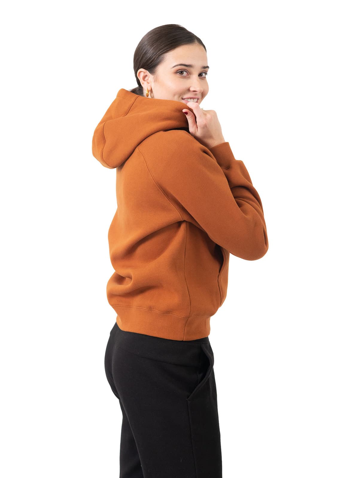 Womens/Junior Cotton Care Kangaroo Pocket Hoodie